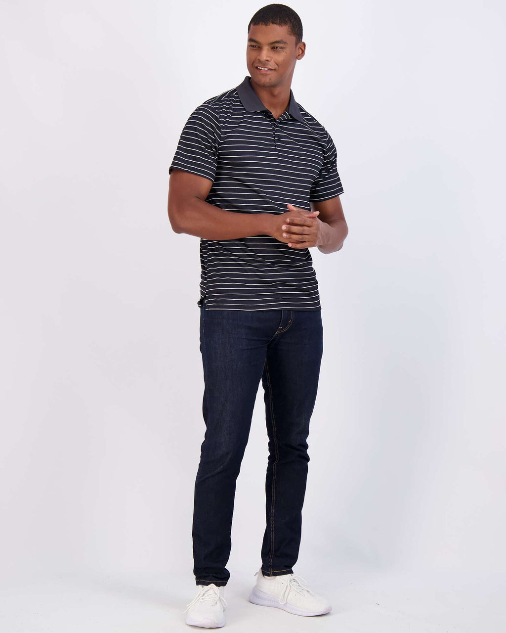 3 Pack: Mens Quick-Dry Short Sleeve Performance Polo Shirt