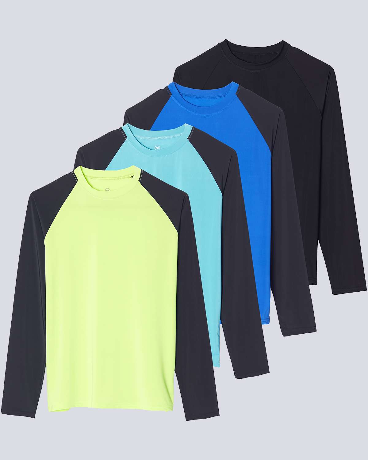 4 Pack: Women's Long Sleeve Rash Guard Shirt Swimwear UPF Sun Protection (Available In Plus Size)