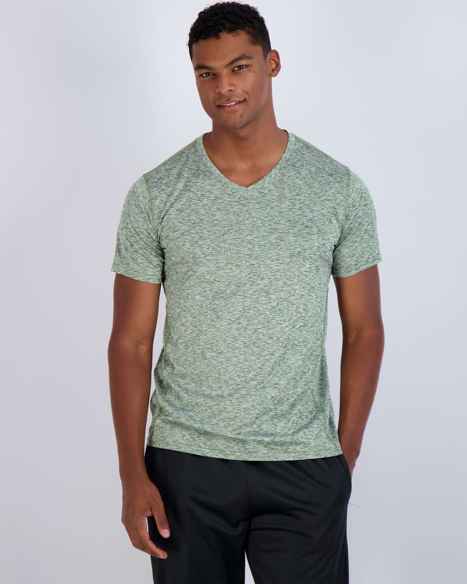 5 Pack: Men’s V-Neck Dry-Fit T-Shirt