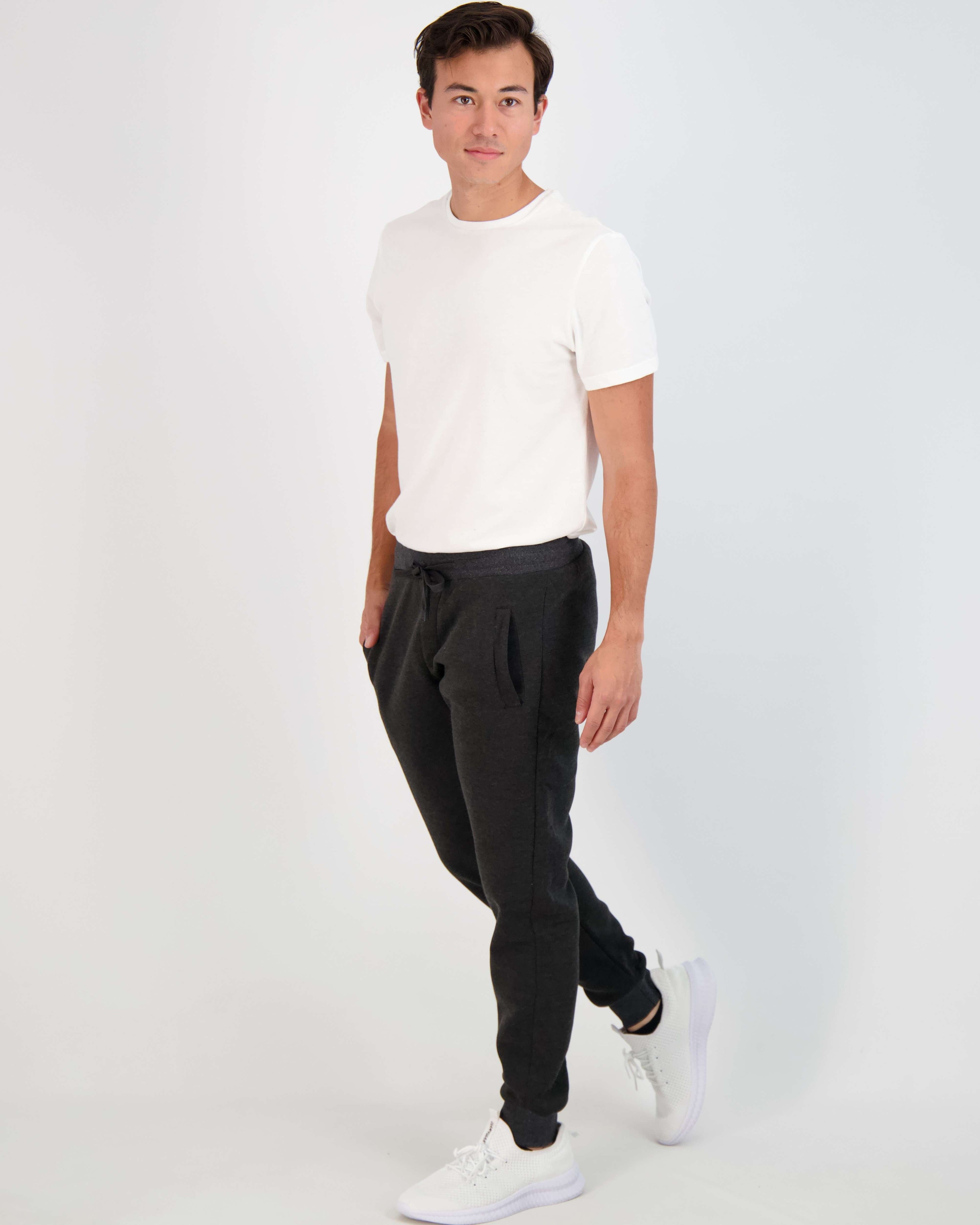 3 Pack: Mens Fleece Jogger Sweatpants