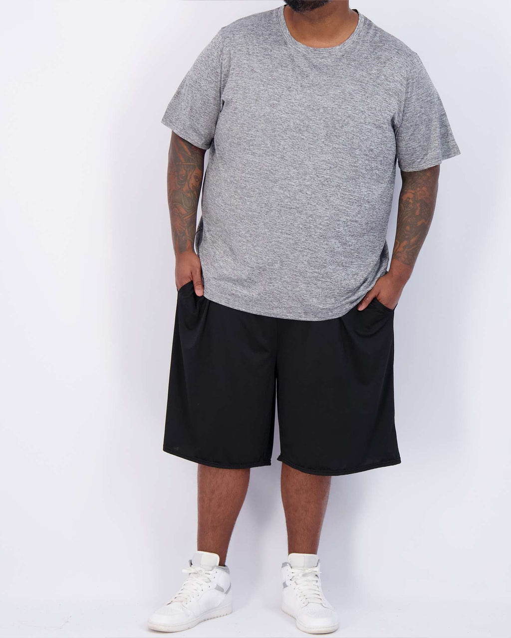 3 Pack: Men’s Big & Tall Dry-Fit Short-Sleeve Crew Neck T-Shirt