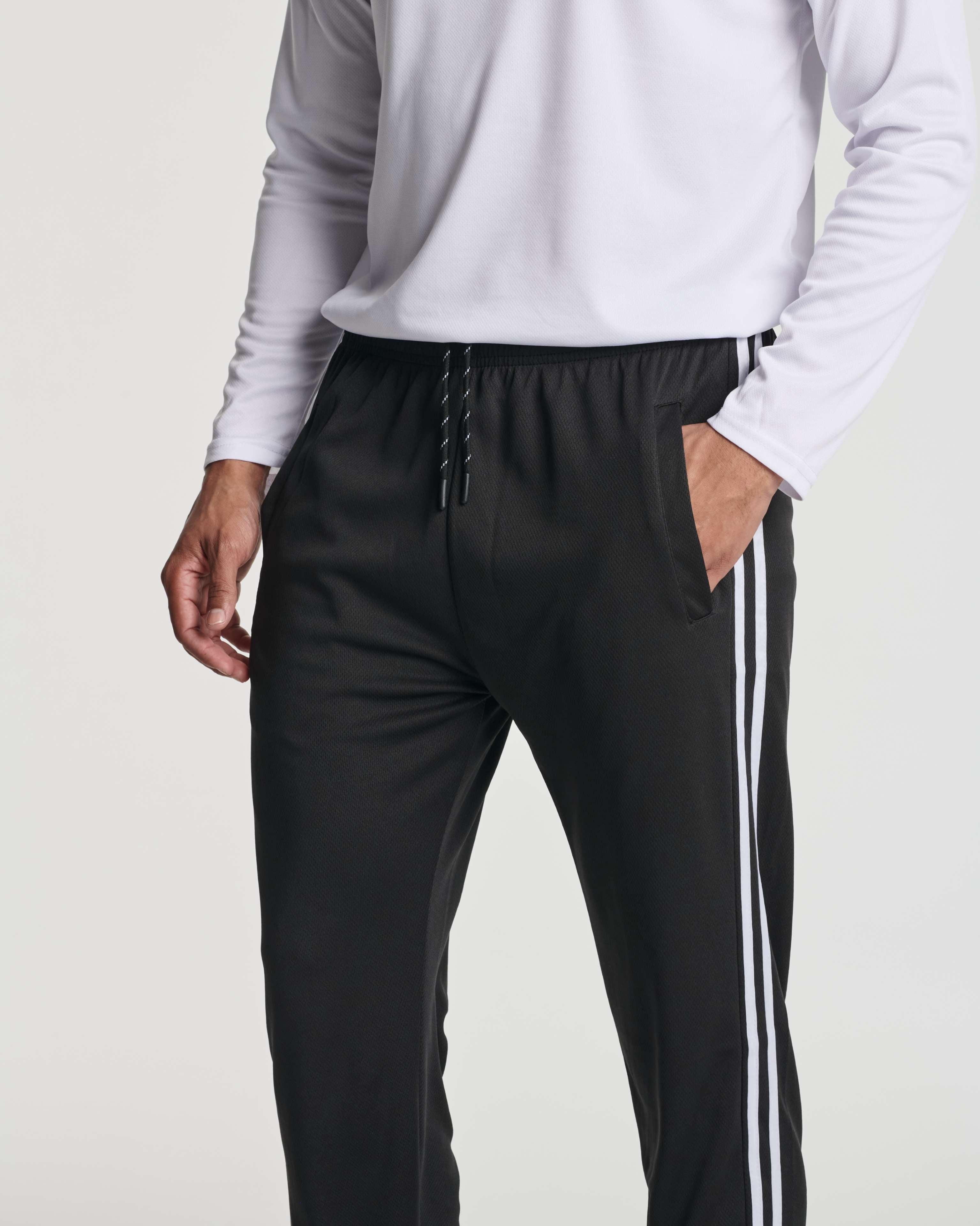 3 Pack: Mens Mesh Active Jogger Sweatpants