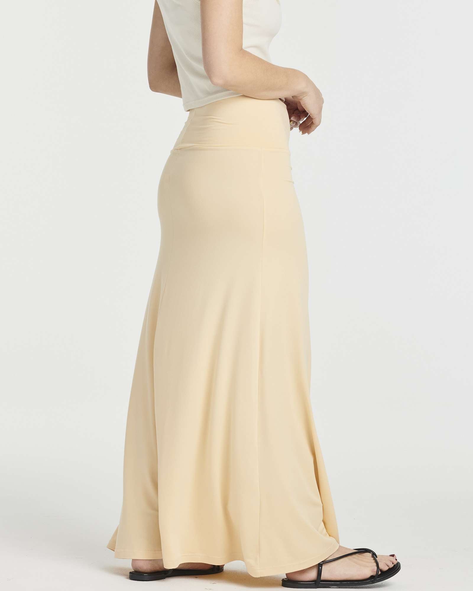 3 Pack: Women's Ultra-Soft Flowy Maxi Skirt