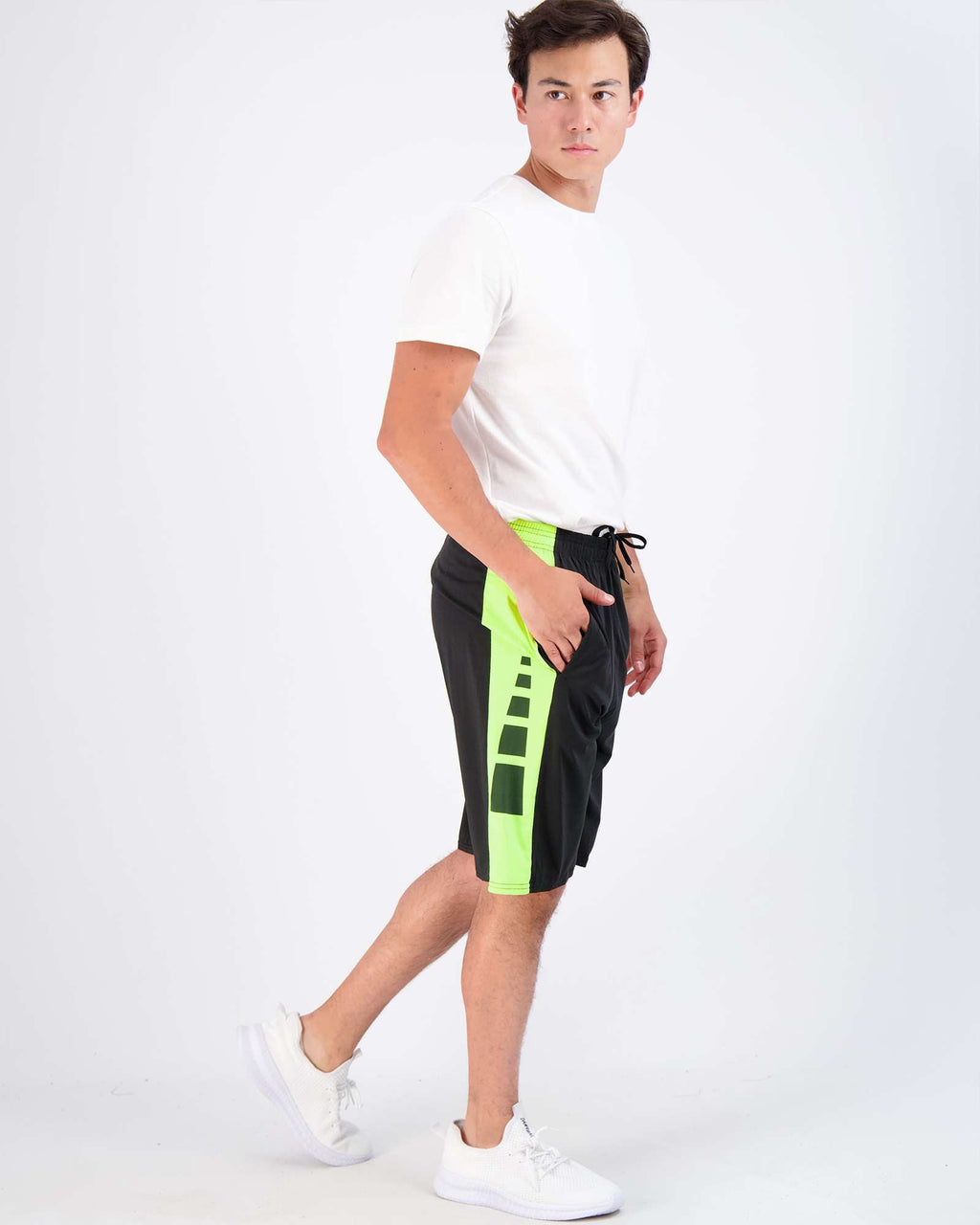 5 Pack: Mens Dry-Fit Active Performance Shorts