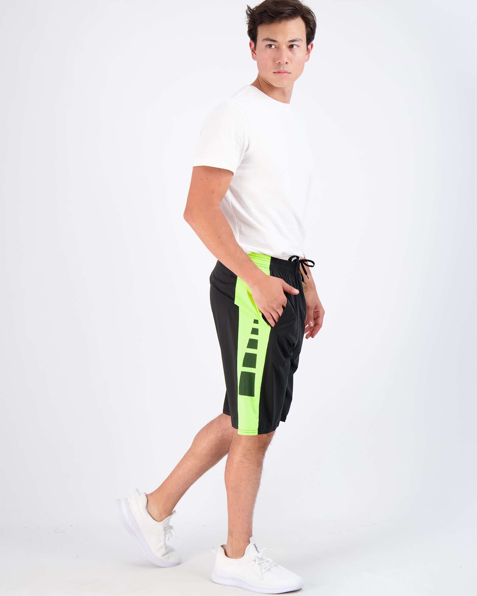 5 Pack: Mens Dry-Fit Active Performance Shorts