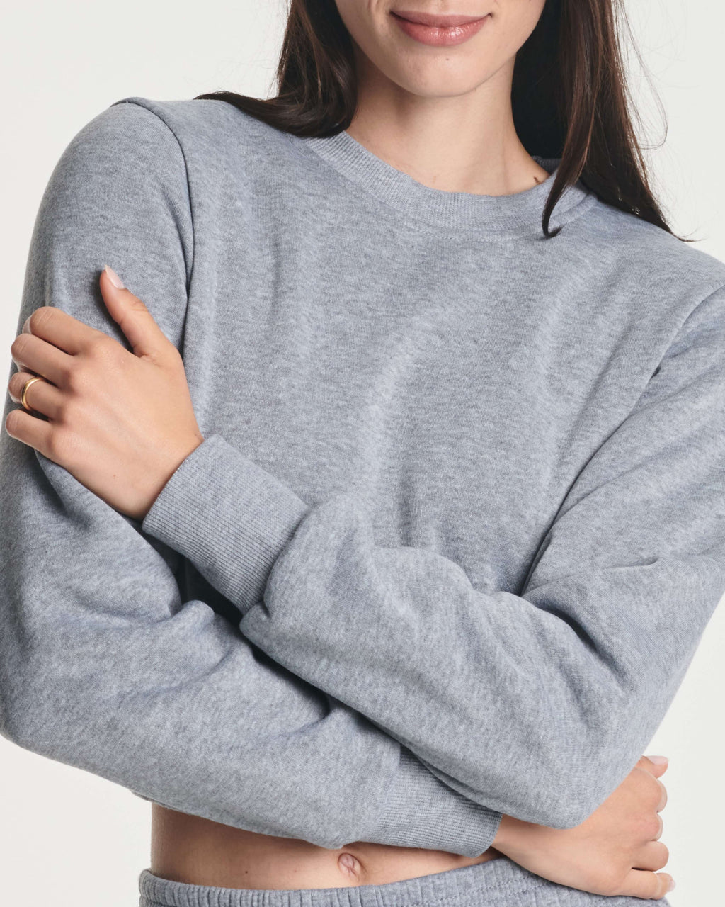 3 Pack: Women's Fleece Cropped Sweatshirt (Available in Plus Size)