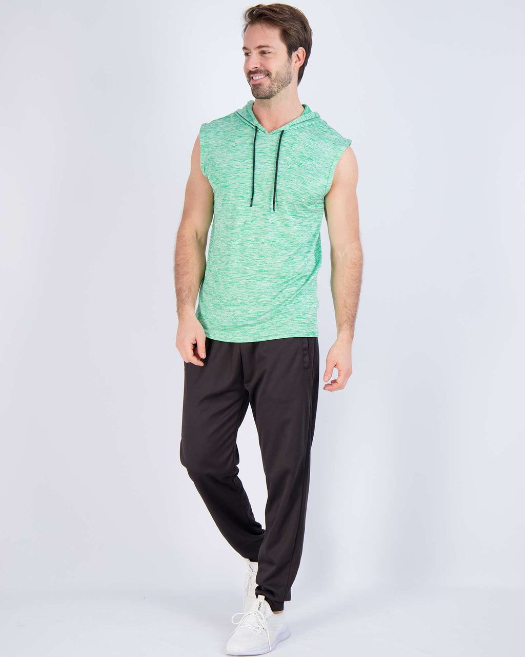 3 Pack: Men’s Dry-Fit Active Tank Top Hoodie