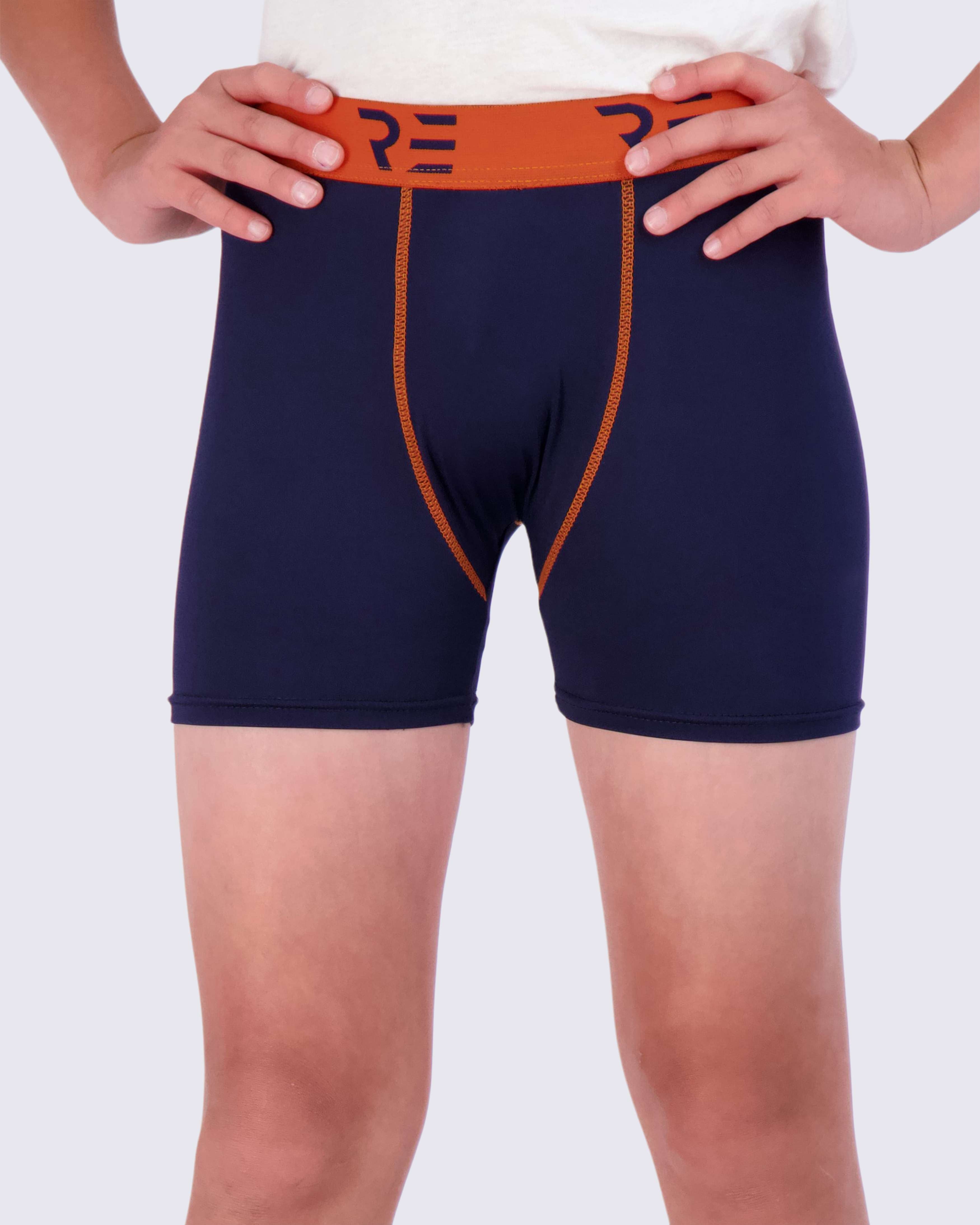 5 Pack: Boys Compression Shorts Underwear