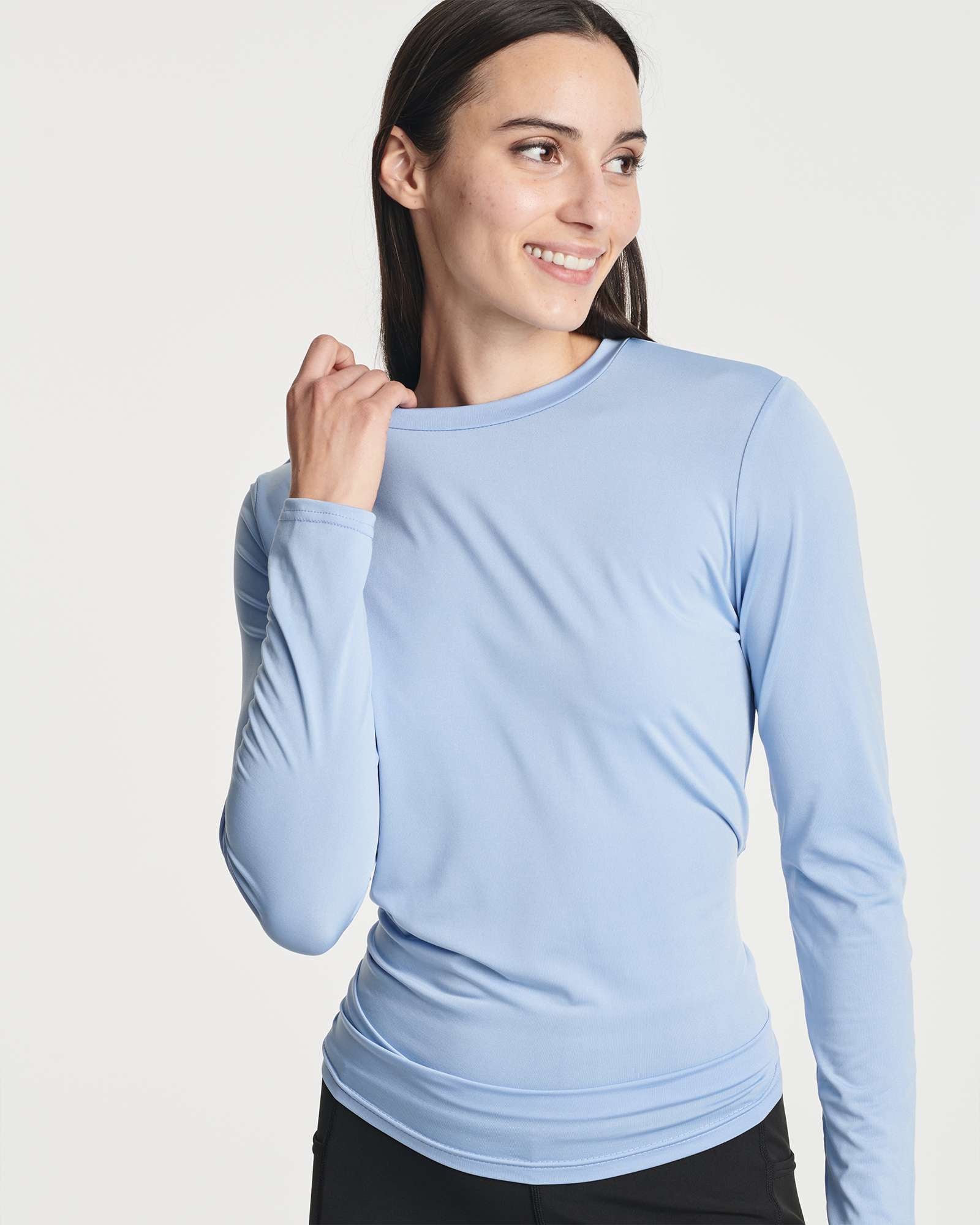 4 Pack: Women's Long-Sleeve Tie Back T-Shirt (Available in Plus Size)