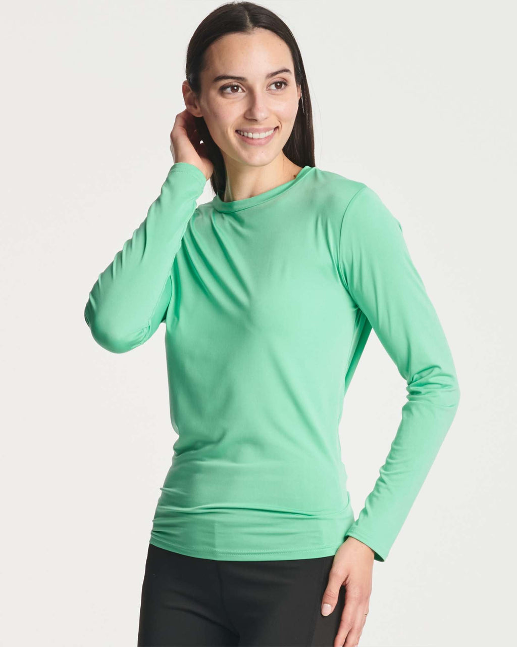 4 Pack: Women's Long-Sleeve Tie Back T-Shirt (Available in Plus Size)
