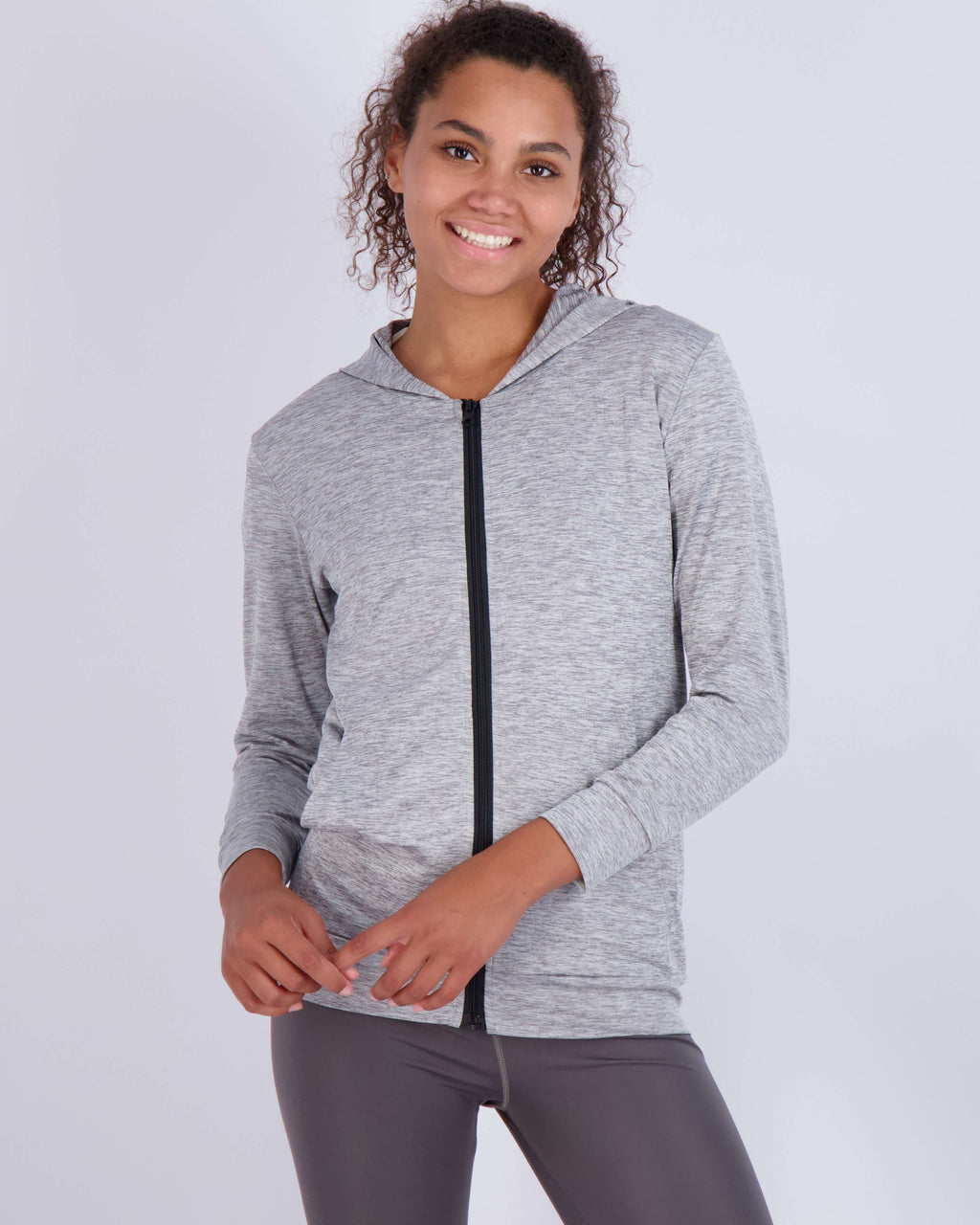 3 Pack: Womens Dry-Fit Active Full Zip-Up Hoodie Jacket