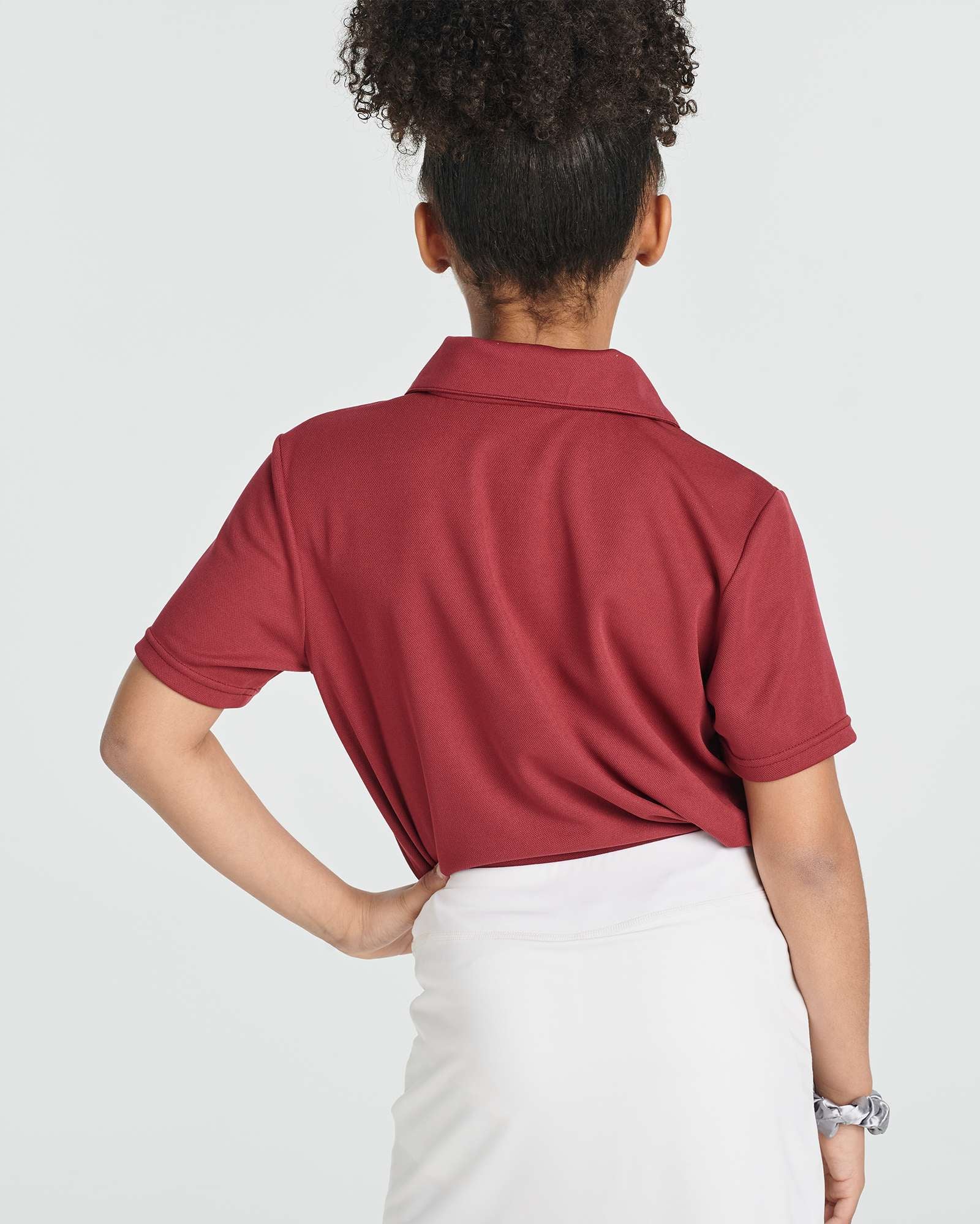 3 Pack: Girls' Short Sleeve Performance Polo