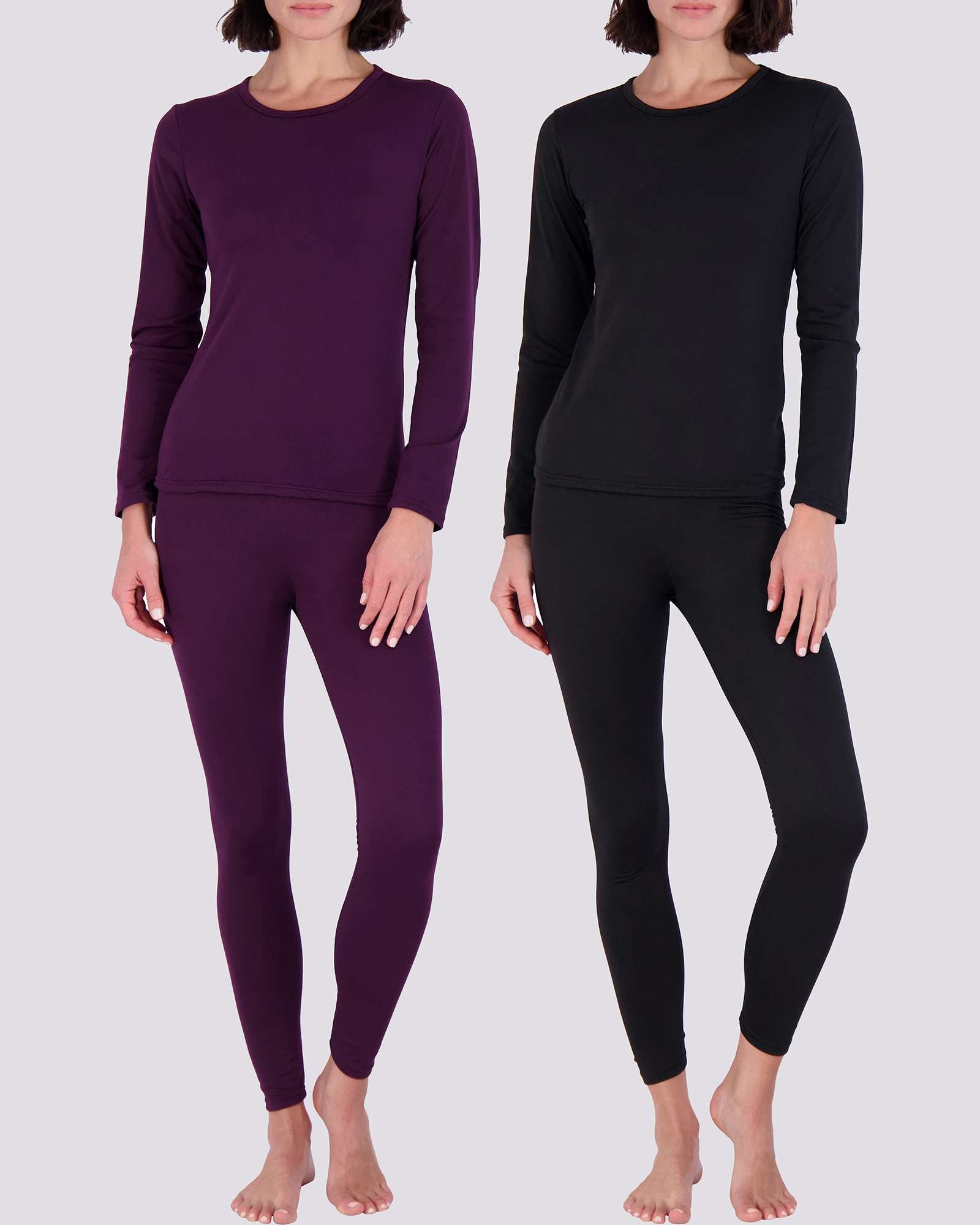 4 Piece: Womens Thermal Underwear Set