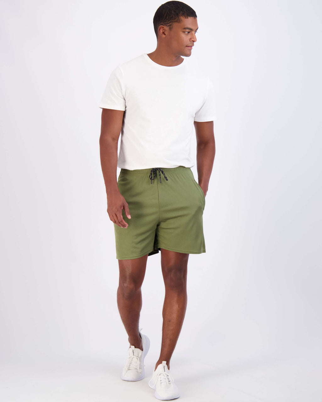 4 Pack: Men's 5" Mesh Running Shorts with Zipper Pockets