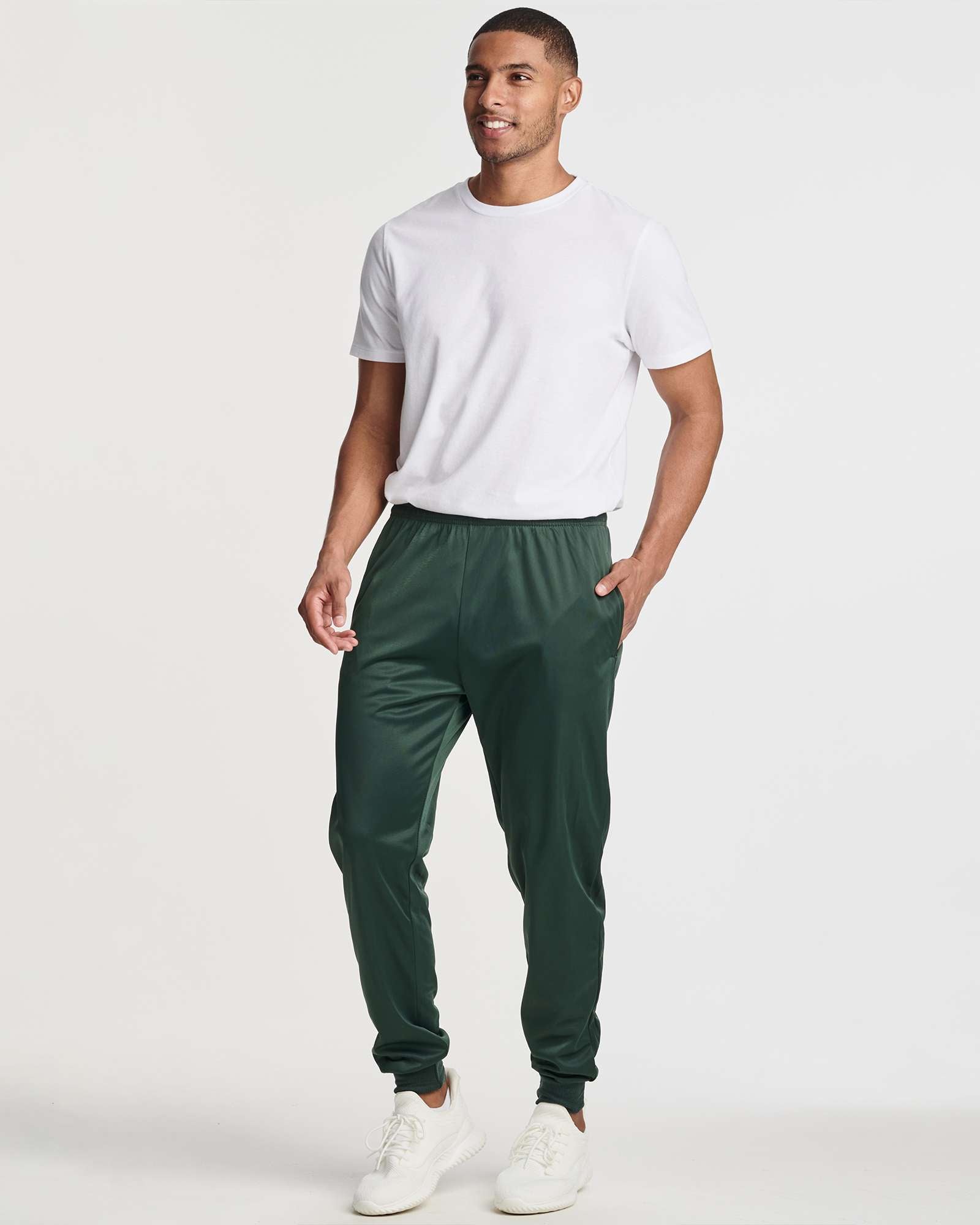 3 Pack: Mens Active Tricot Jogger Sweatpants