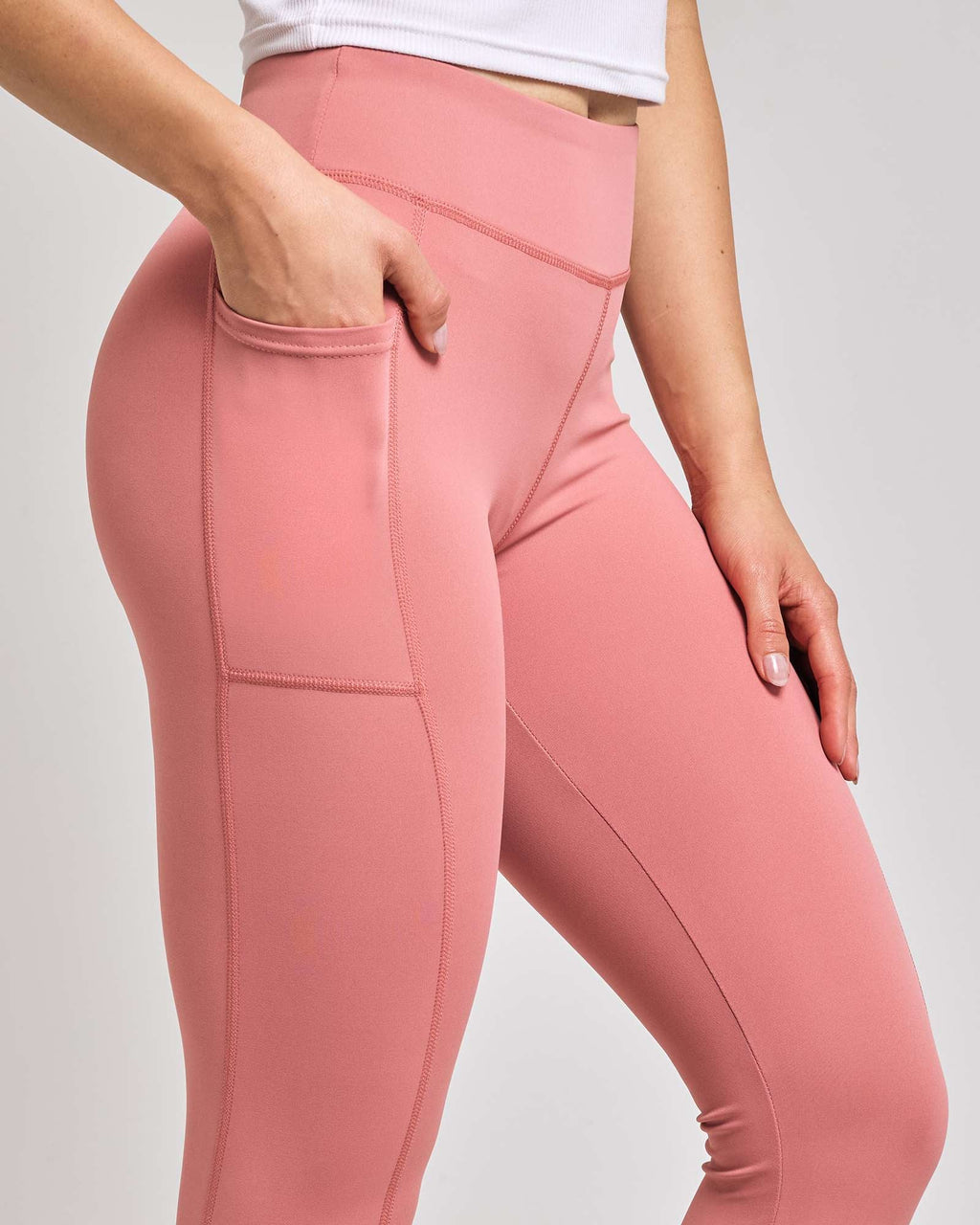 4 Pack: Women's Full Length Fitted Athletic Yoga Performance Leggings with Pockets