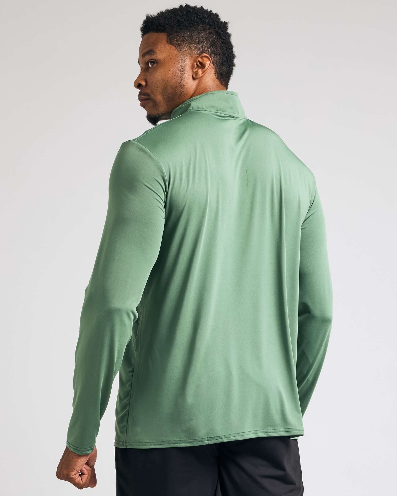 3 Pack: Mens Active Dry-Fit Quarter Zip Pullover