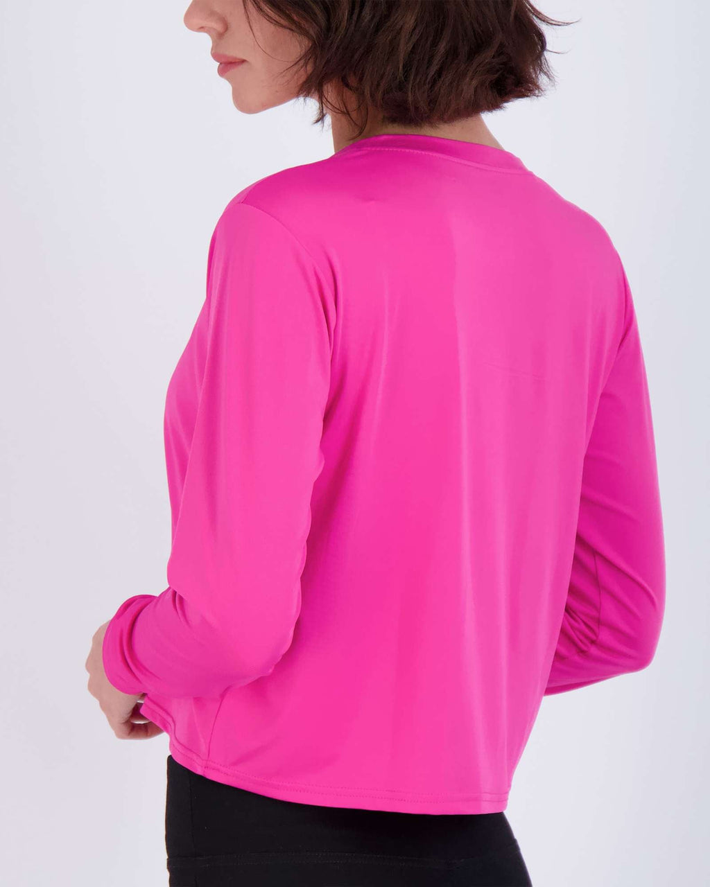 5 Pack: Womens Dry Fit Crop Top Long Sleeve