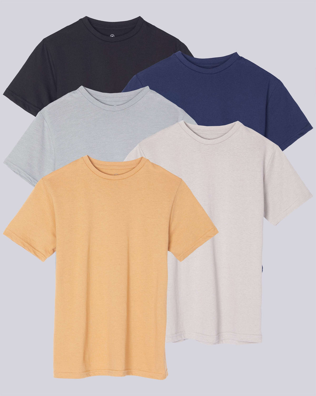 5 Pack: Boys' Cotton Short Sleeve T-Shirts
