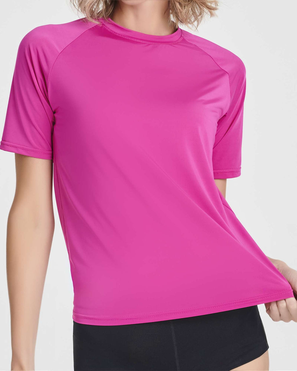 4 Pack: Women's UPF Short Sleeved Rashguard Top