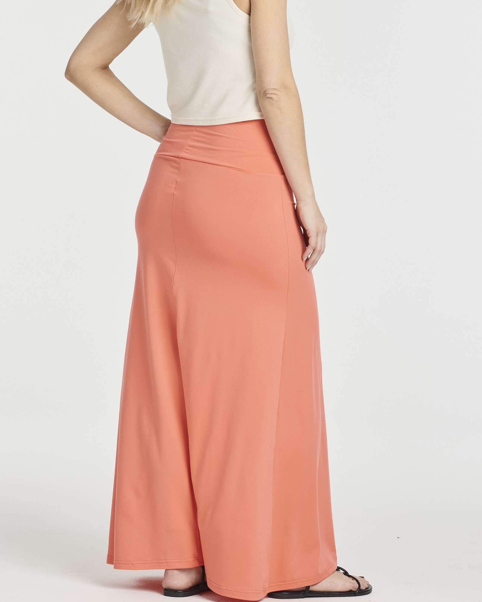 3 Pack: Women's Ultra-Soft Flowy Maxi Skirt
