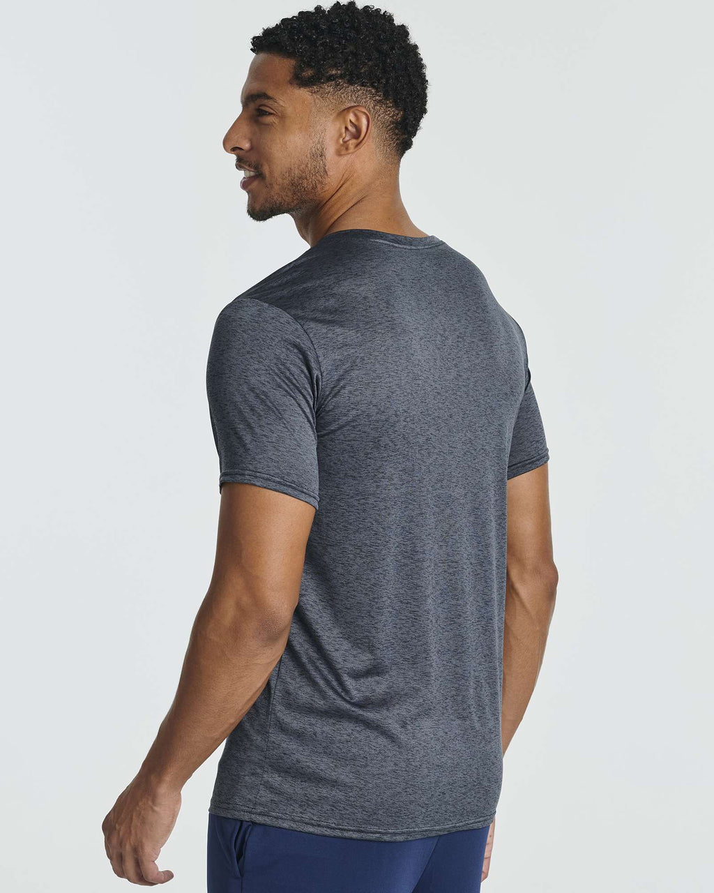 5 Pack: Mens Dry-Fit Active Crew Neck T-Shirt
