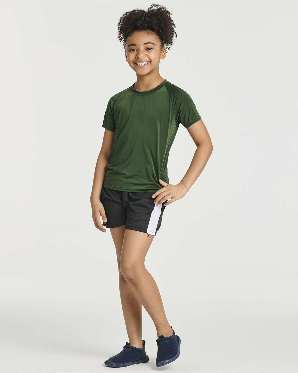 5 Pack: Girls' Short Sleeve UPF Rashguard Shirt