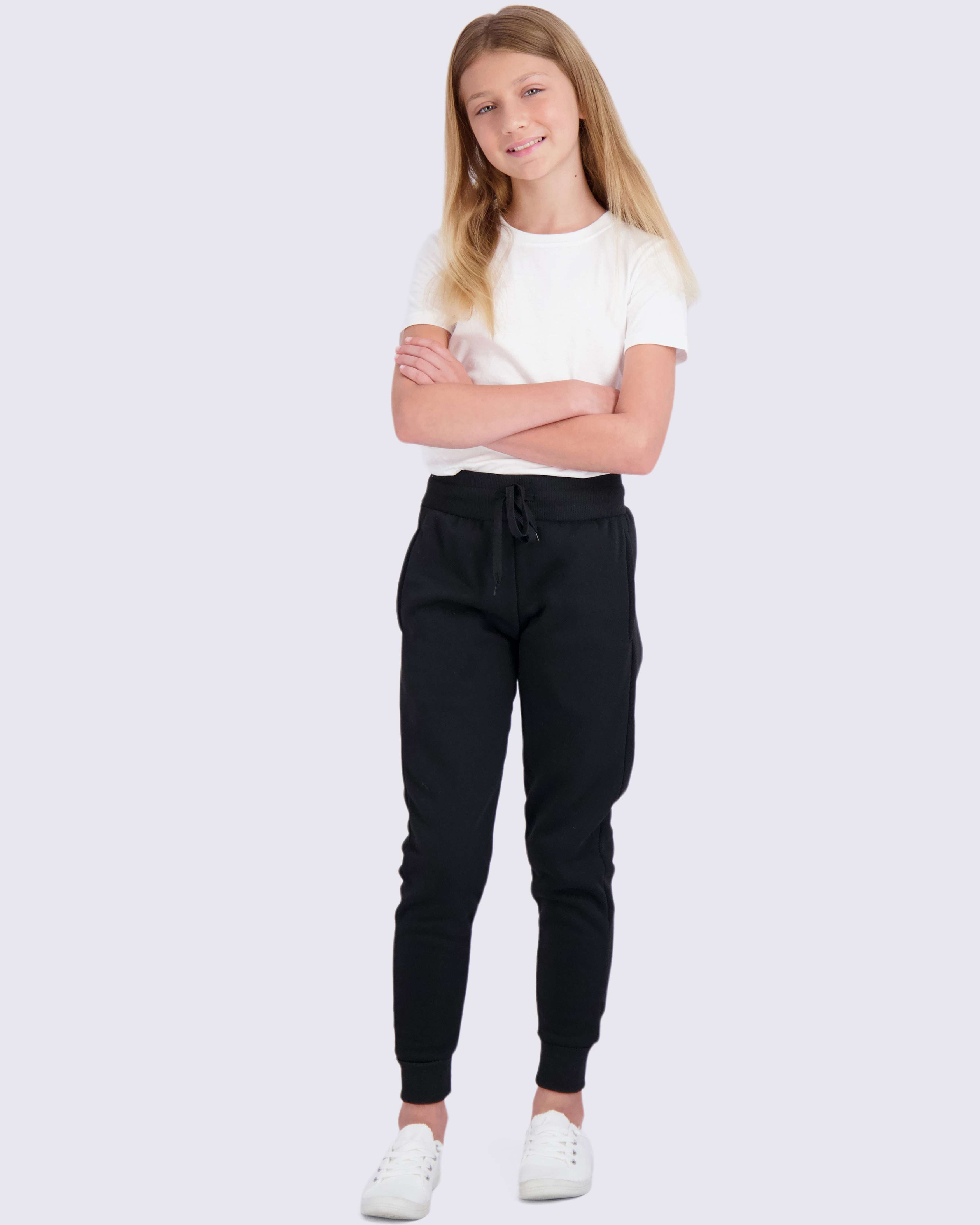 3 Pack: Girls Fleece Jogger Sweatpants