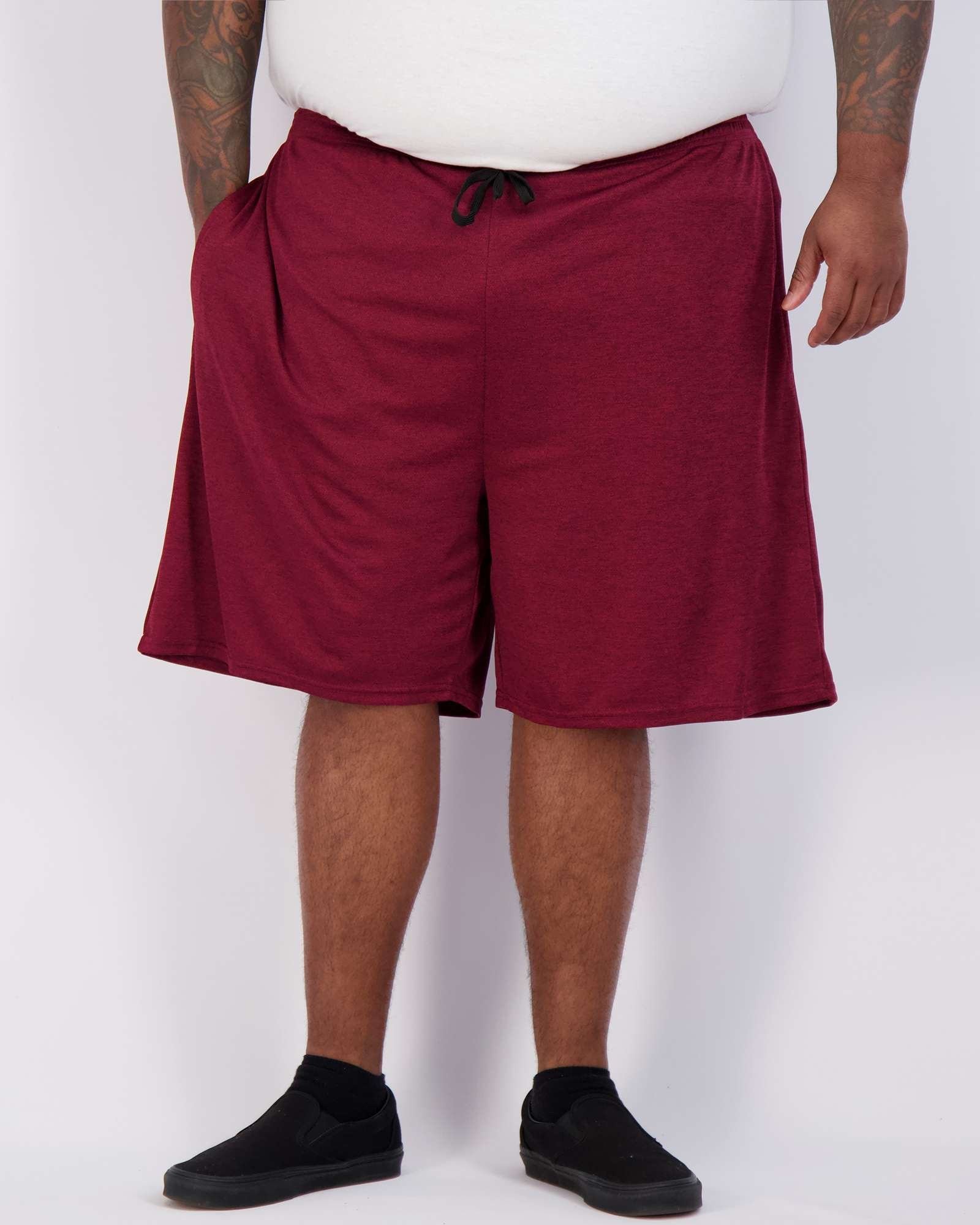5 Pack: Mens Mesh Active Basketball Shorts (3X-5X)