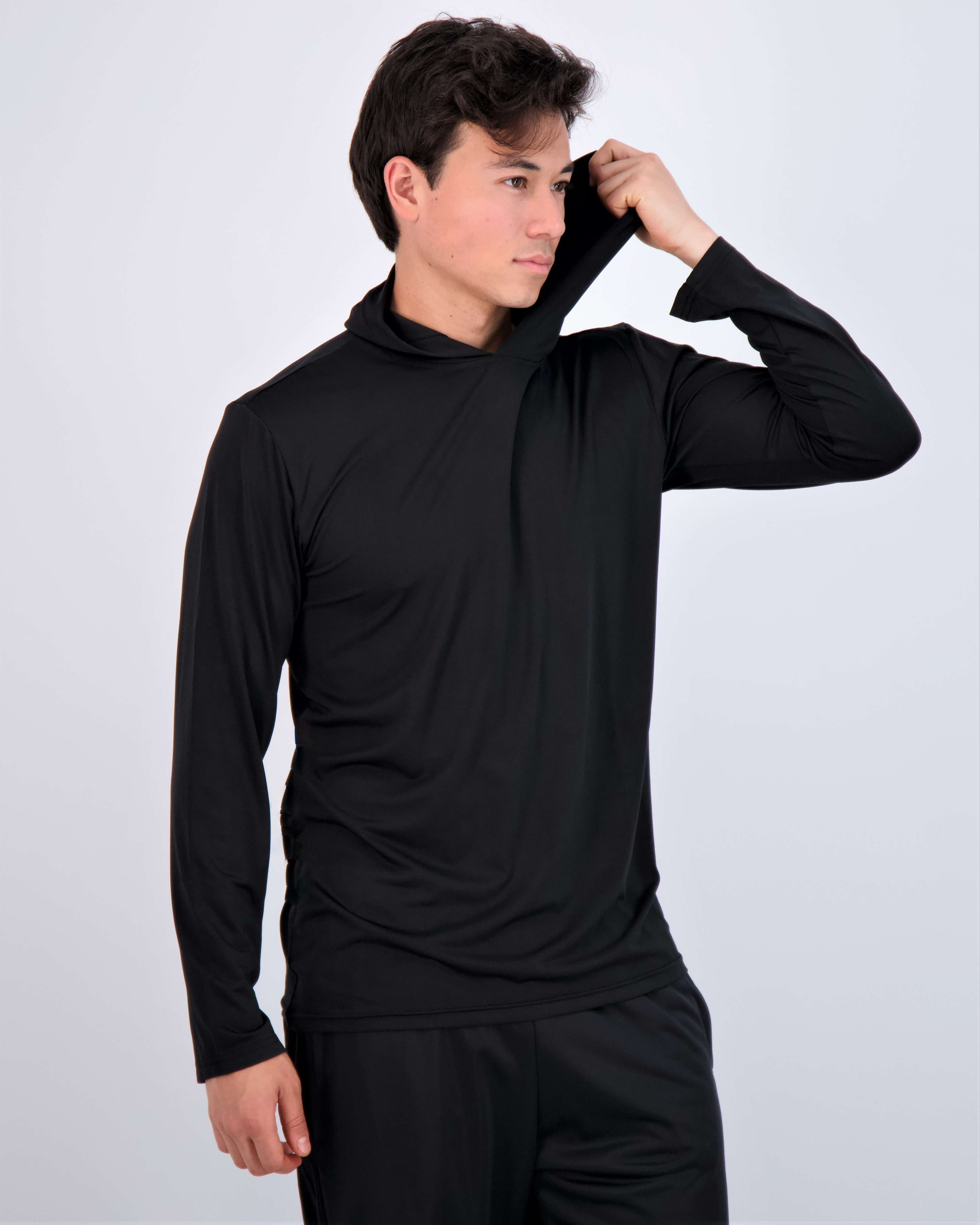 3 Pack: Mens Dry Fit Active Hoodie Pullover Sweatshirt