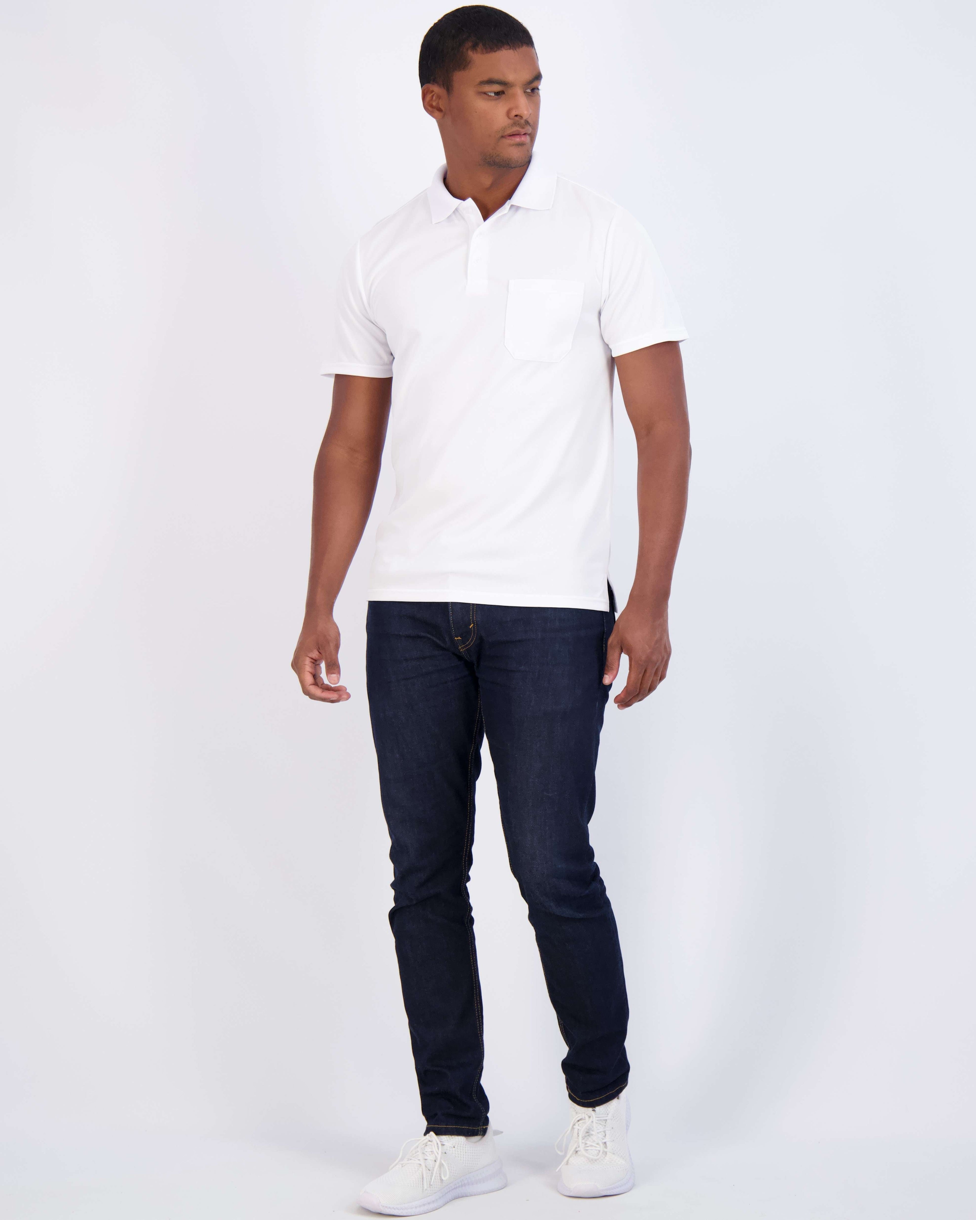 3 Pack: Men's Big & Tall Short Sleeve Dry-Fit Polo Shirt