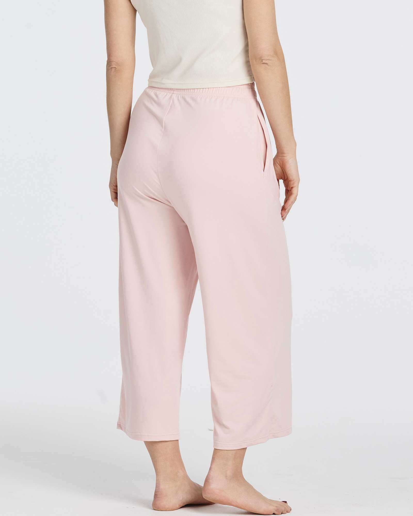 3 Pack: Women's Ultra-Soft Wide Leg Capri Pants