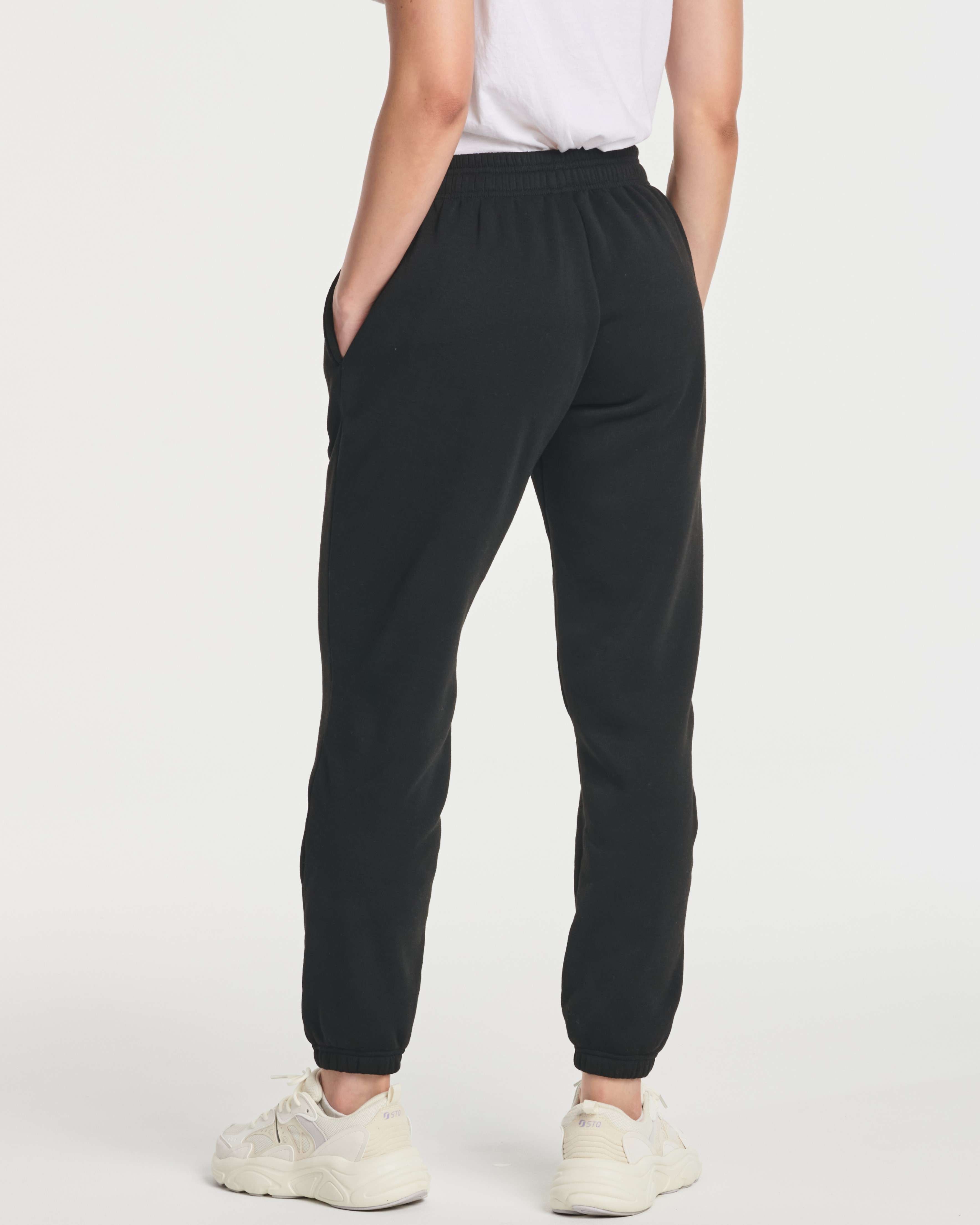 3 Pack: Women's Fleece Jogger Sweatpants with Elastic Cuff (Available in Plus Size)