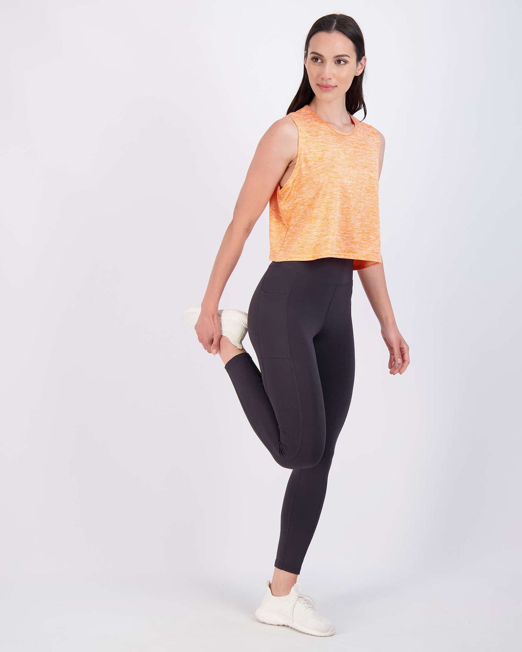 5 Pack: Women's Dry Fit Crop Tank Top