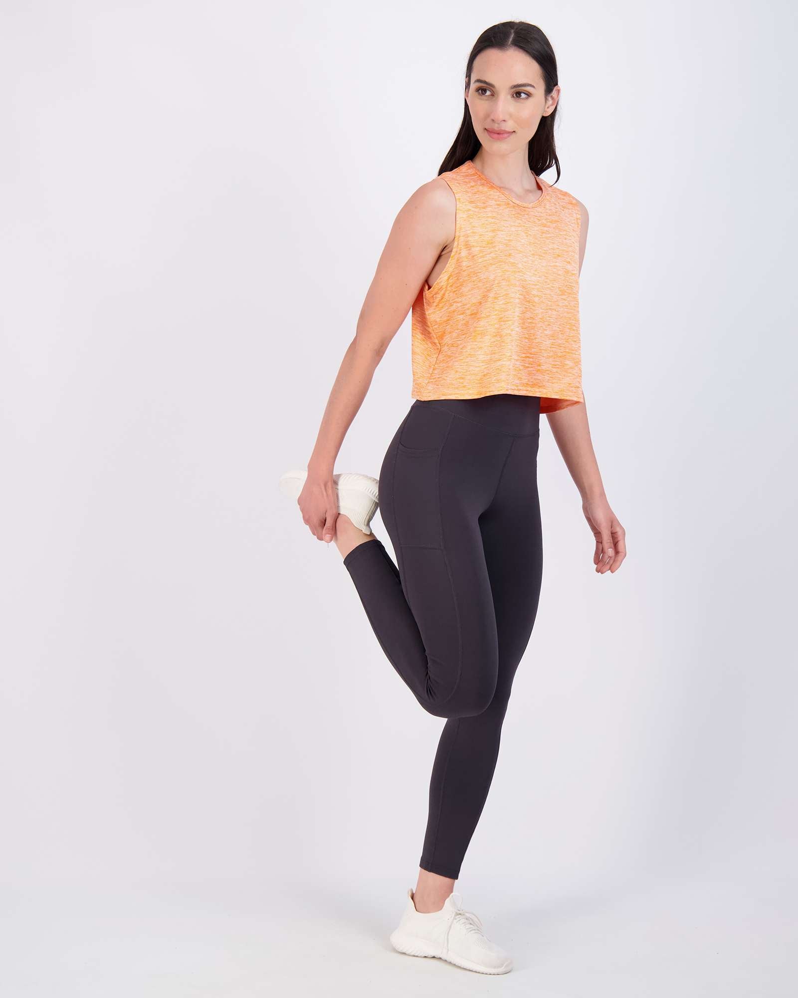 5 Pack: Women's Dry Fit Crop Tank Top