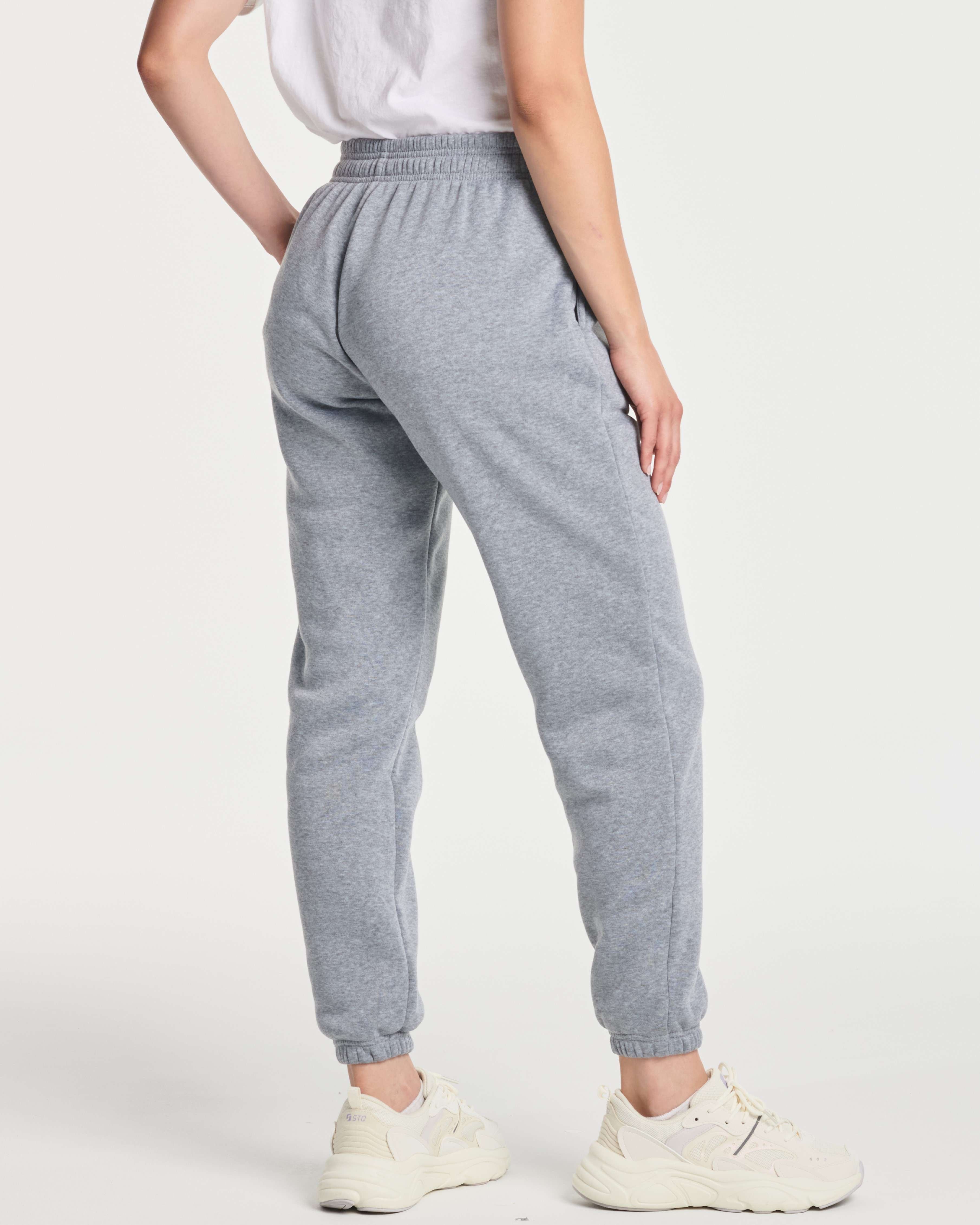 3 Pack: Women's Fleece Jogger Sweatpants with Elastic Cuff (Available in Plus Size)