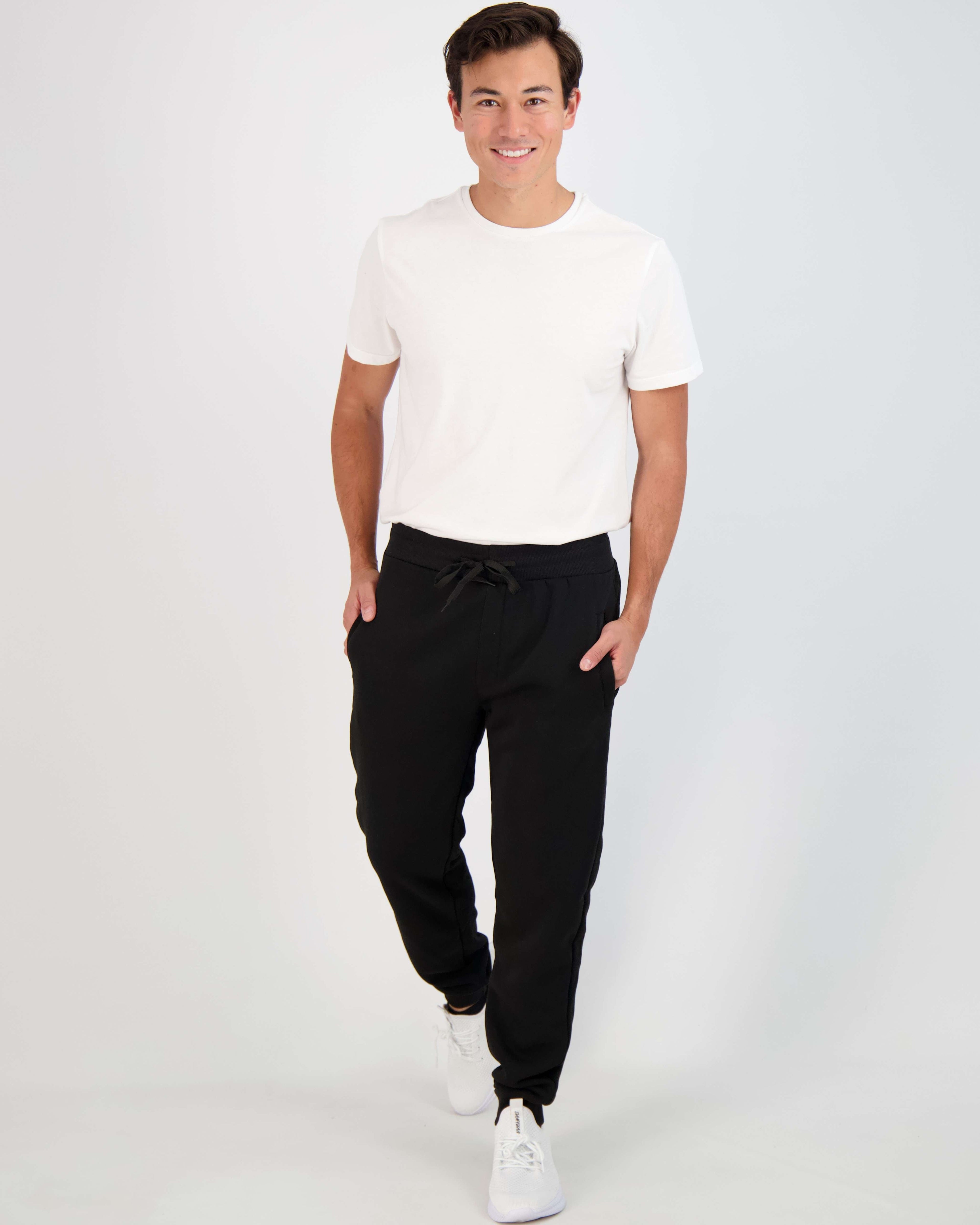 3 Pack: Mens Fleece Jogger Sweatpants