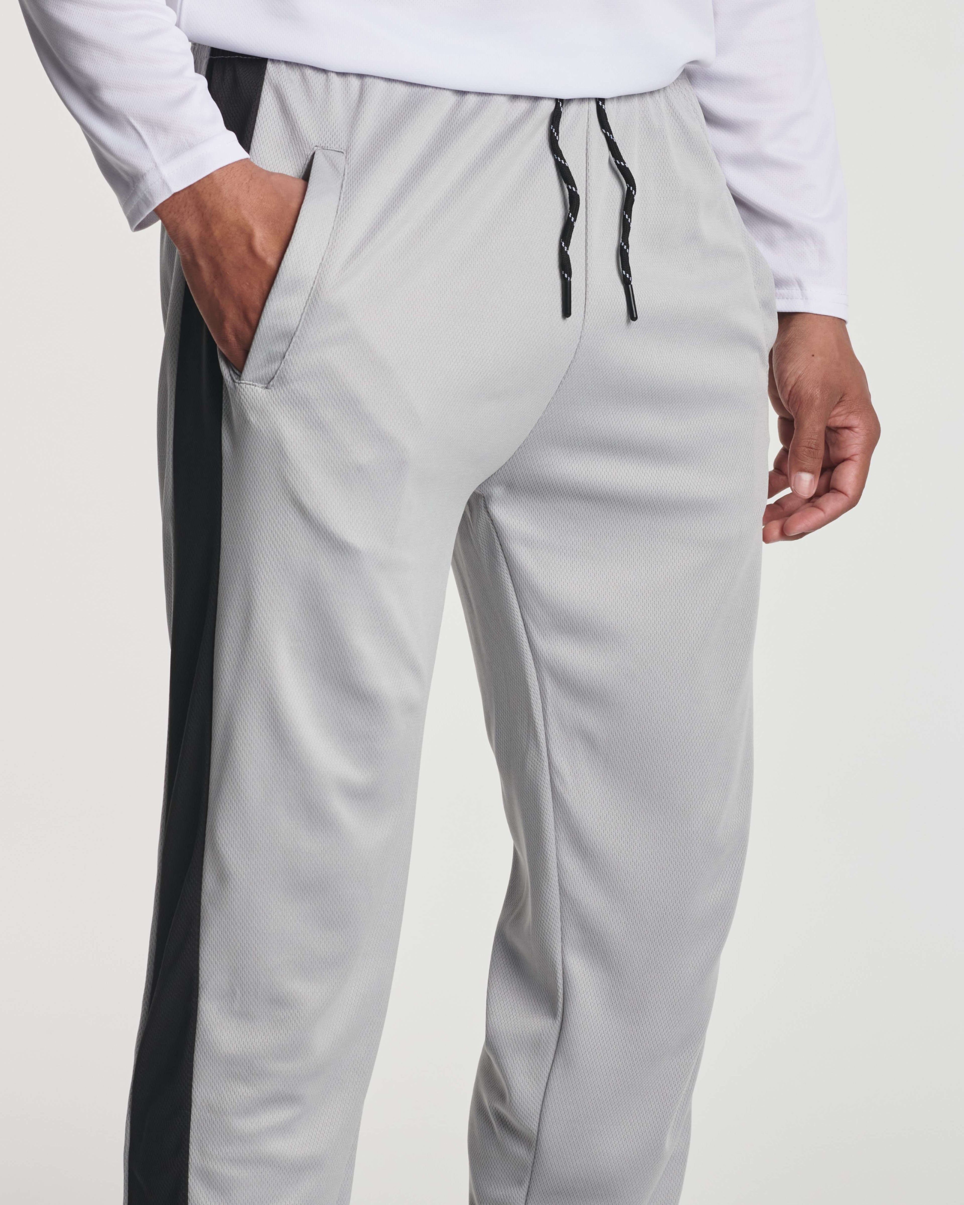 3 Pack: Mens Mesh Active Jogger Sweatpants