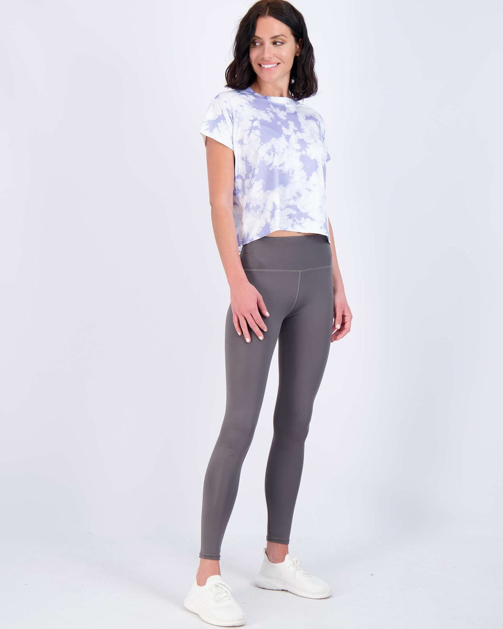 5 Pack: Women's Dry Fit Crop Top - Short Sleeve Crew Neck Stretch Athletic Tee (Available in Plus Size)