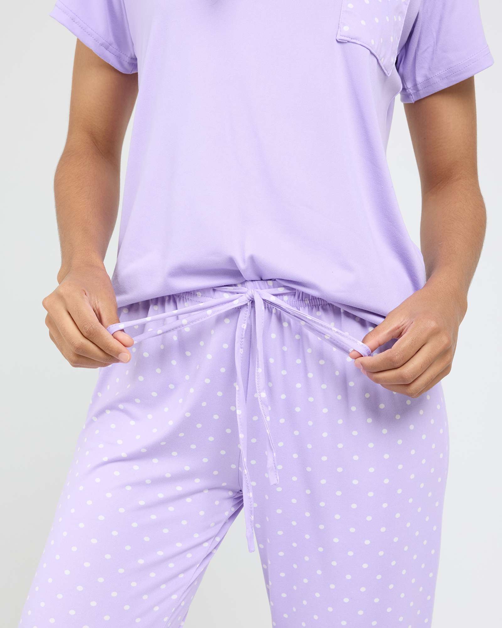 2 Pack: Women’s Pajama Set Super-Soft Short Sleeve V-Neck Top With Pants (Available in Plus Size)