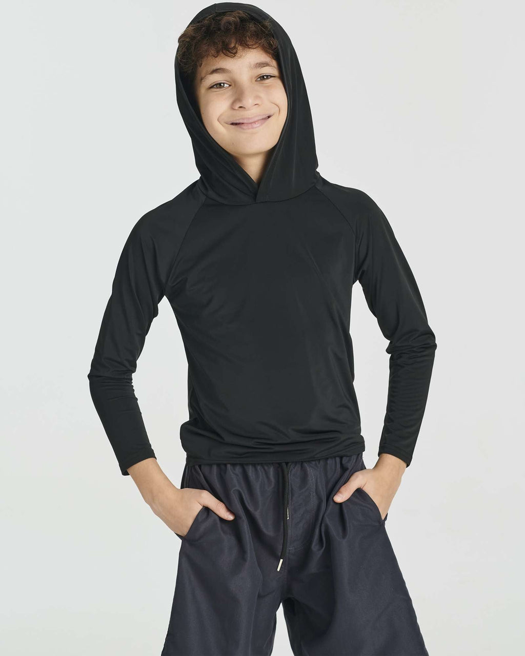 3 Pack: Youth Rashguard Hoodie UPF Sun Protection