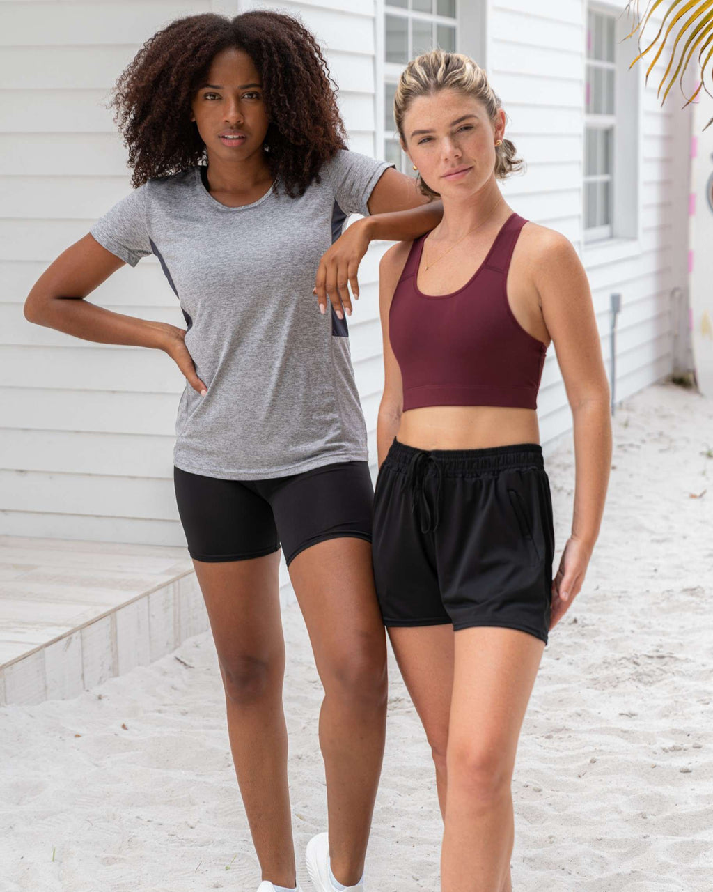 4 Pack: Womens Active Dry-Fit Shorts with Zipper Pockets