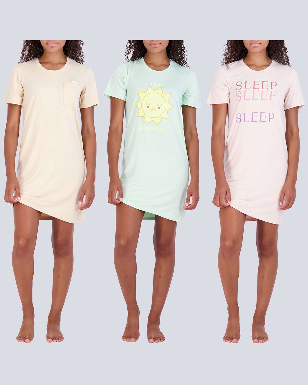 3 Pack: Womens Ultra-Soft Pajama Lounge Shorts