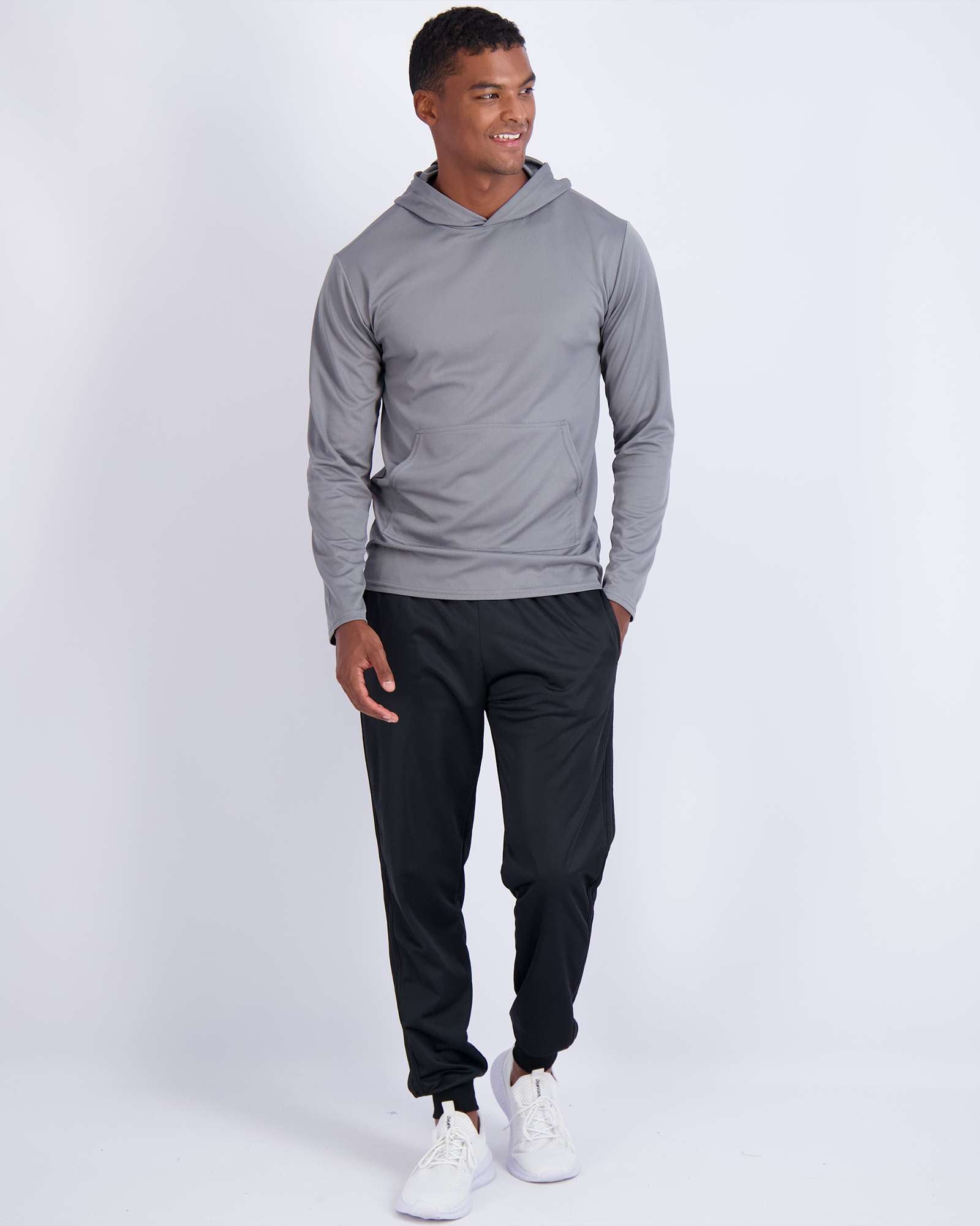 3 Pack: Mens Mesh Pullover Hoodie