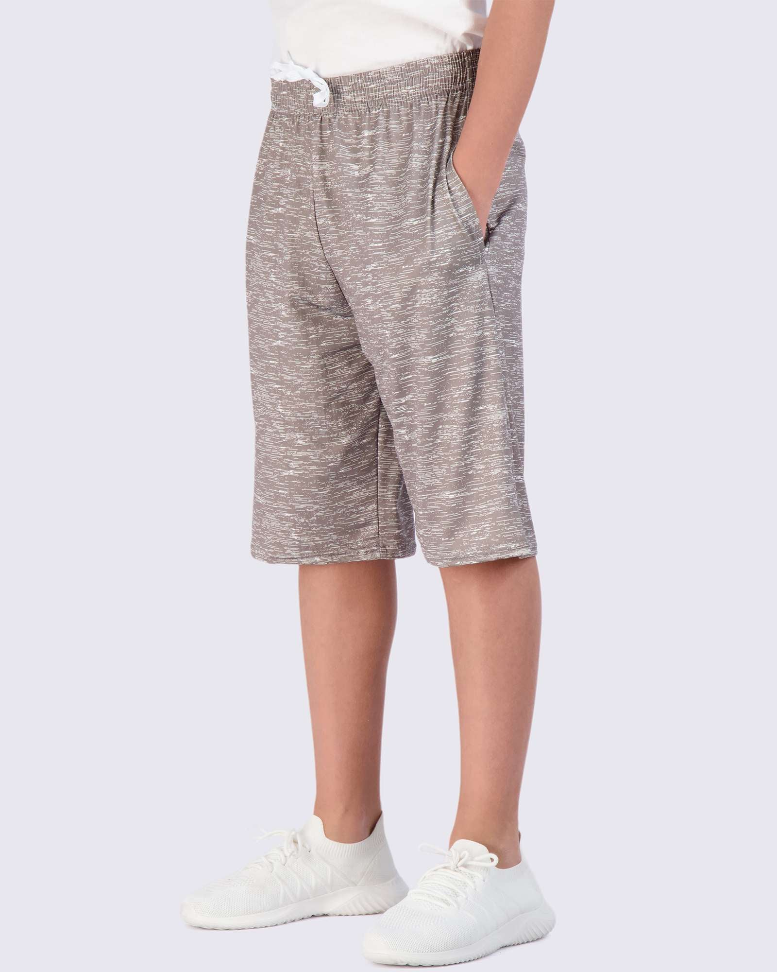 5 Pack: Boys Printed Dry Fit Active Shorts