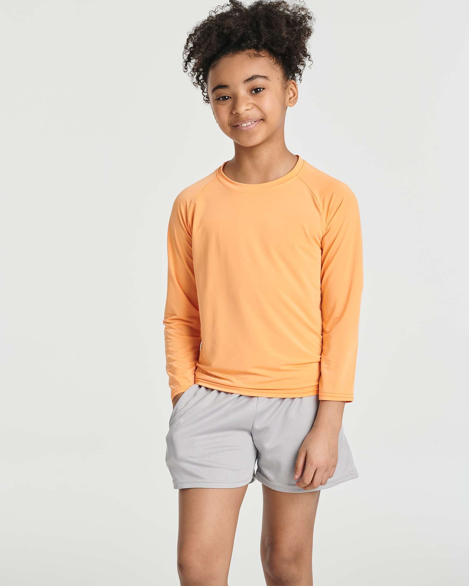 4 Pack: Girls' Long Sleeve Rash Guard Shirt