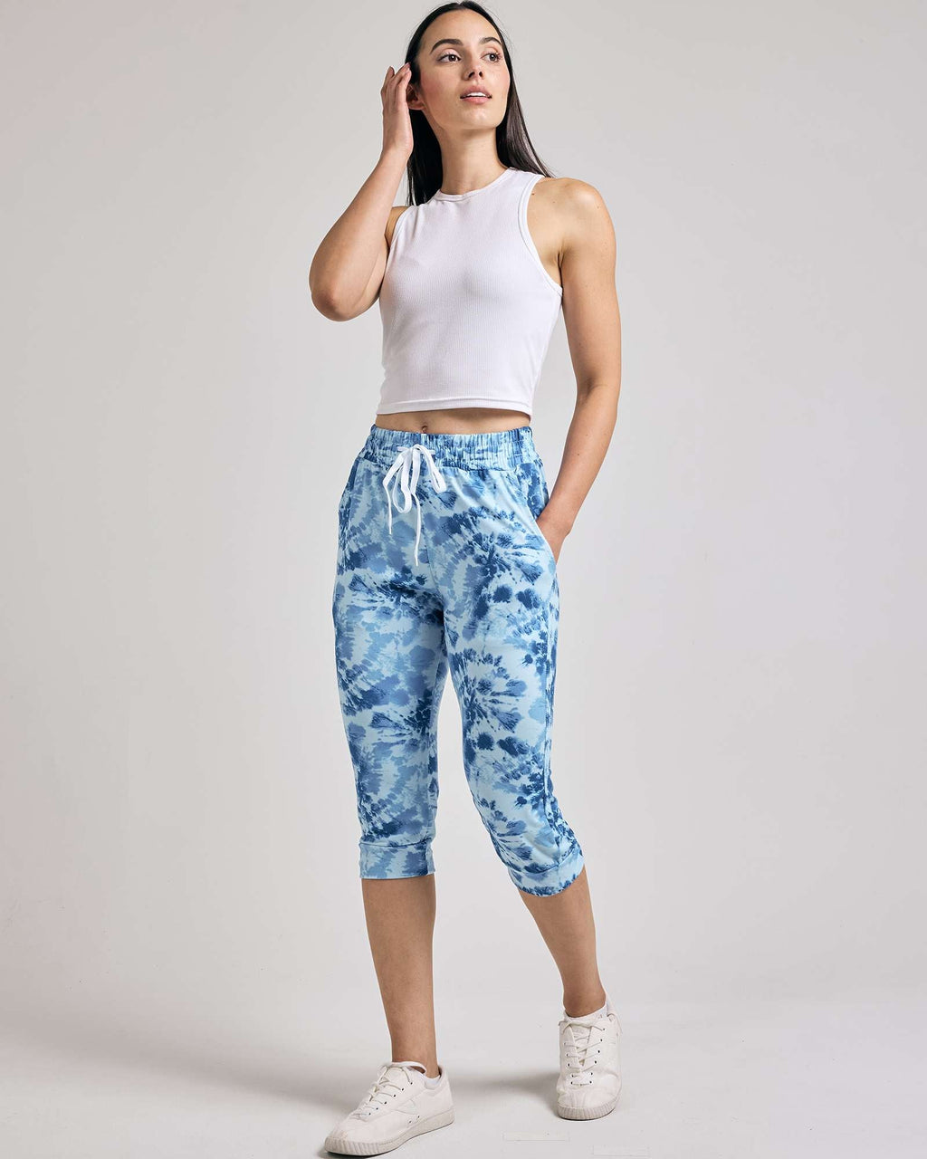 3 Pack: Women's Capri Joggers (Available in Plus Size)