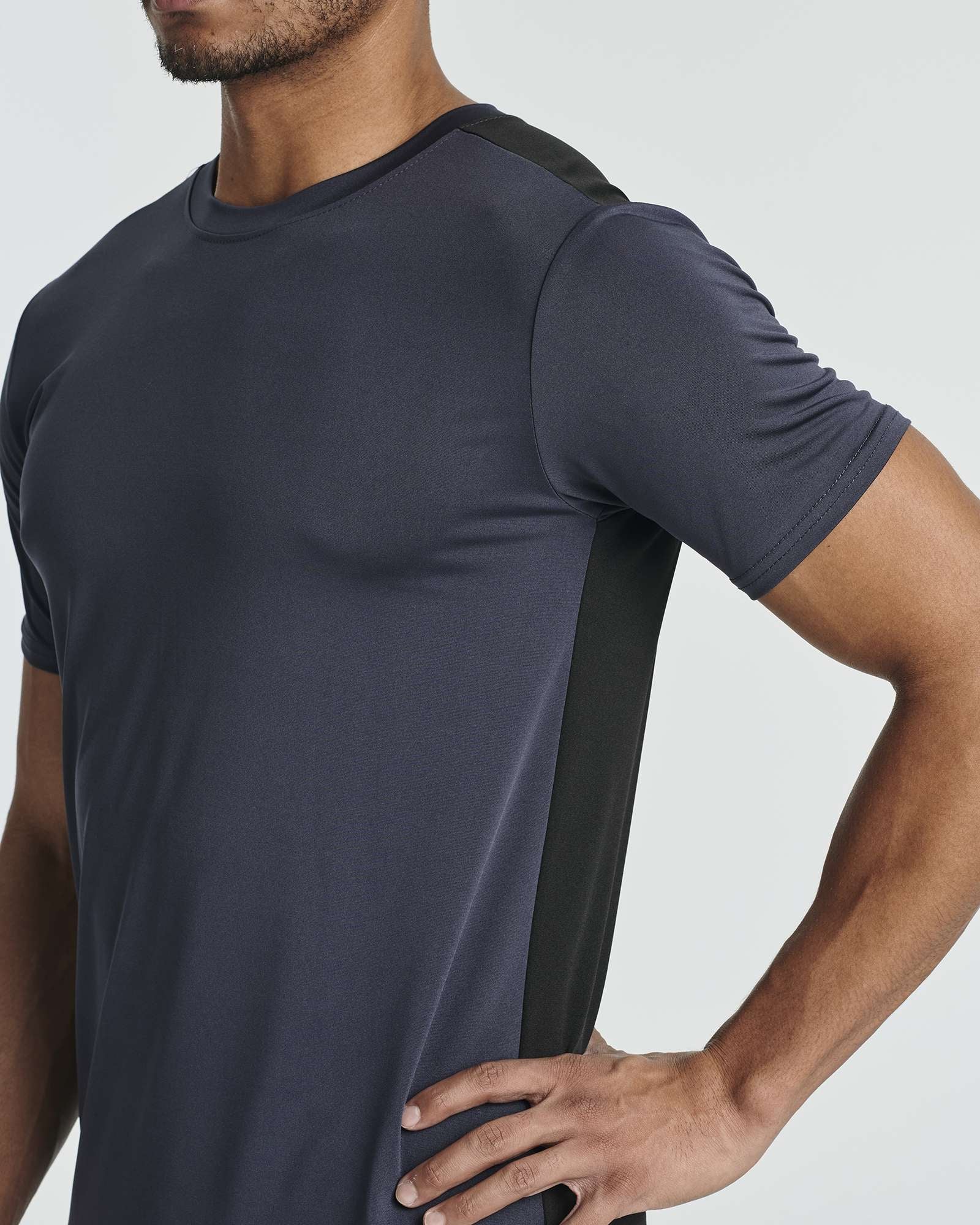 5 Pack: Mens Dry-Fit Active Crew Neck T-Shirt