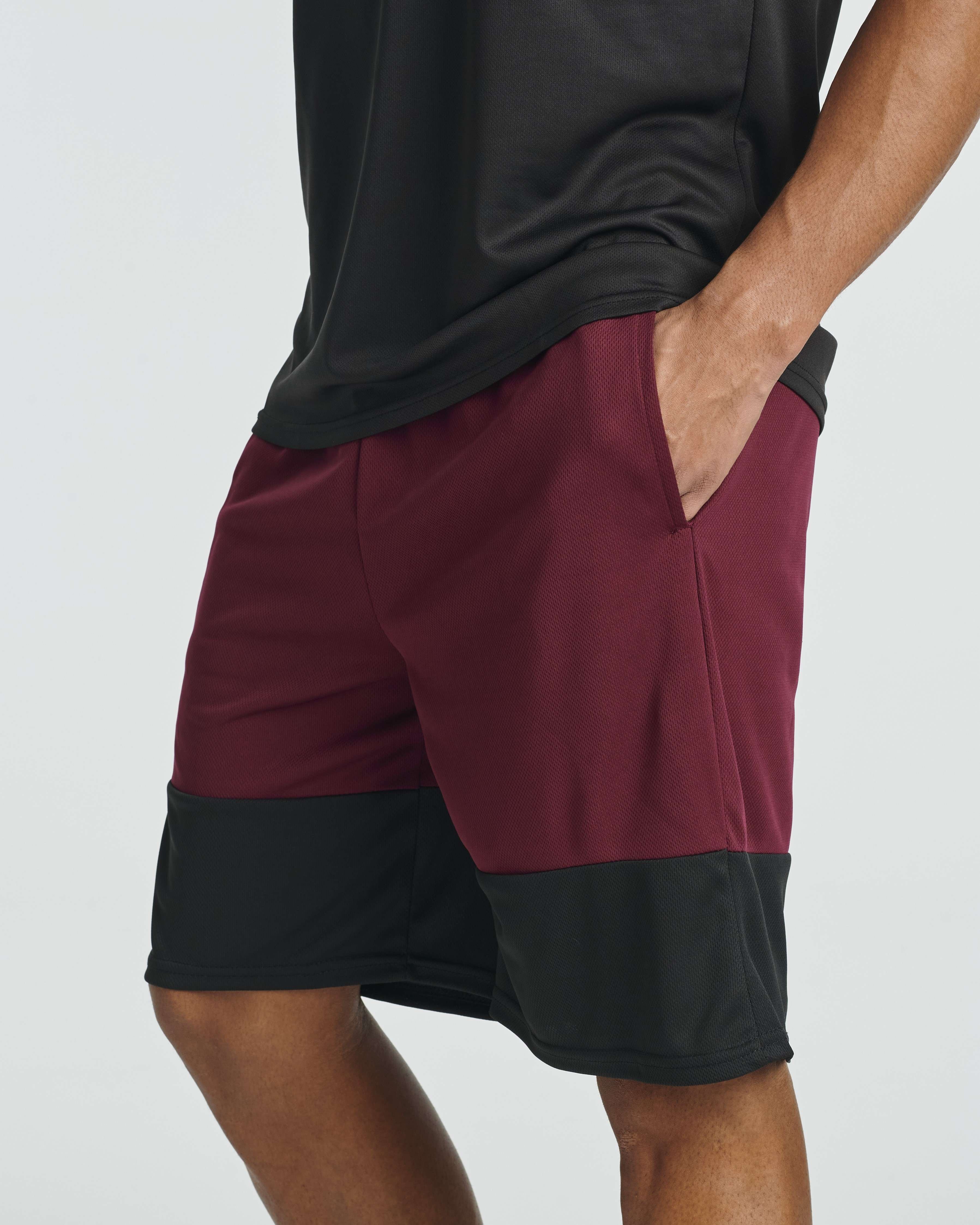 5 Pack: Men's Mesh Athletic Gym Shorts