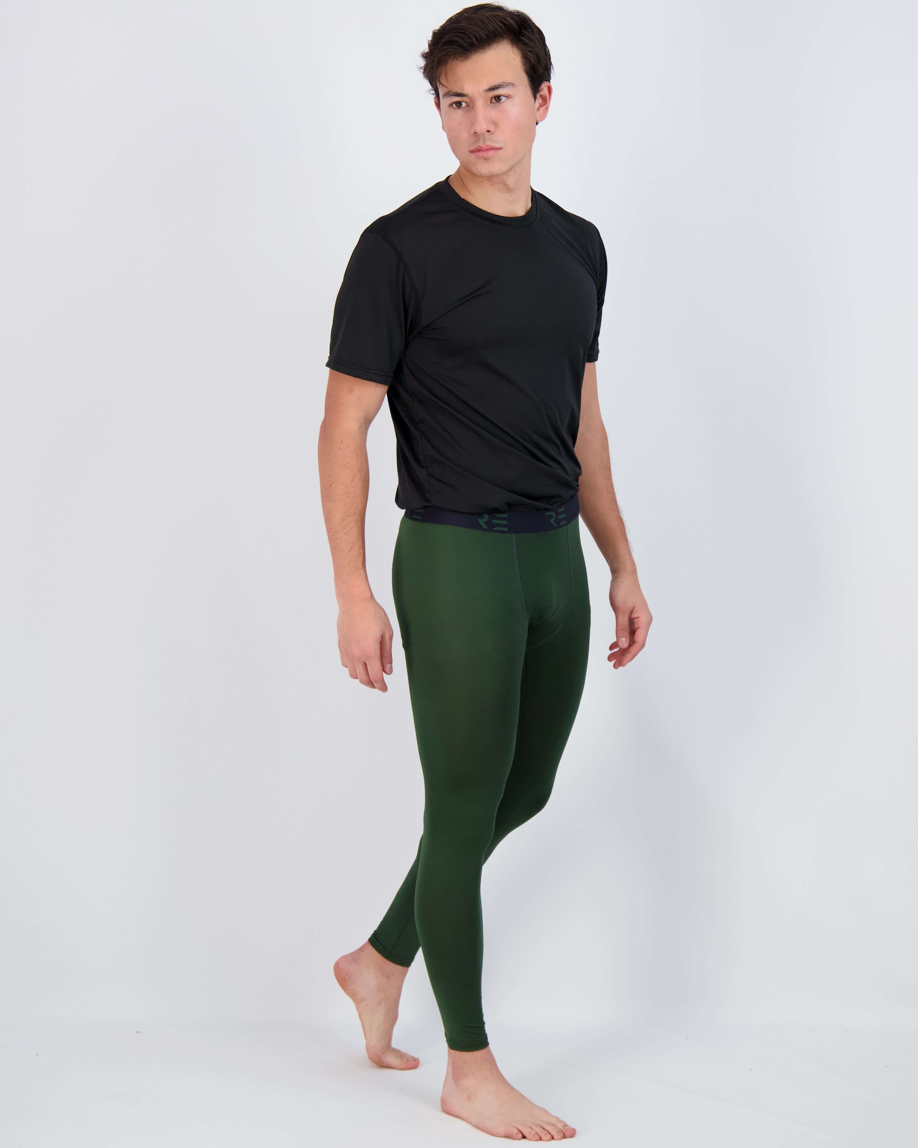 3 Pack: Mens Active Compression Pants